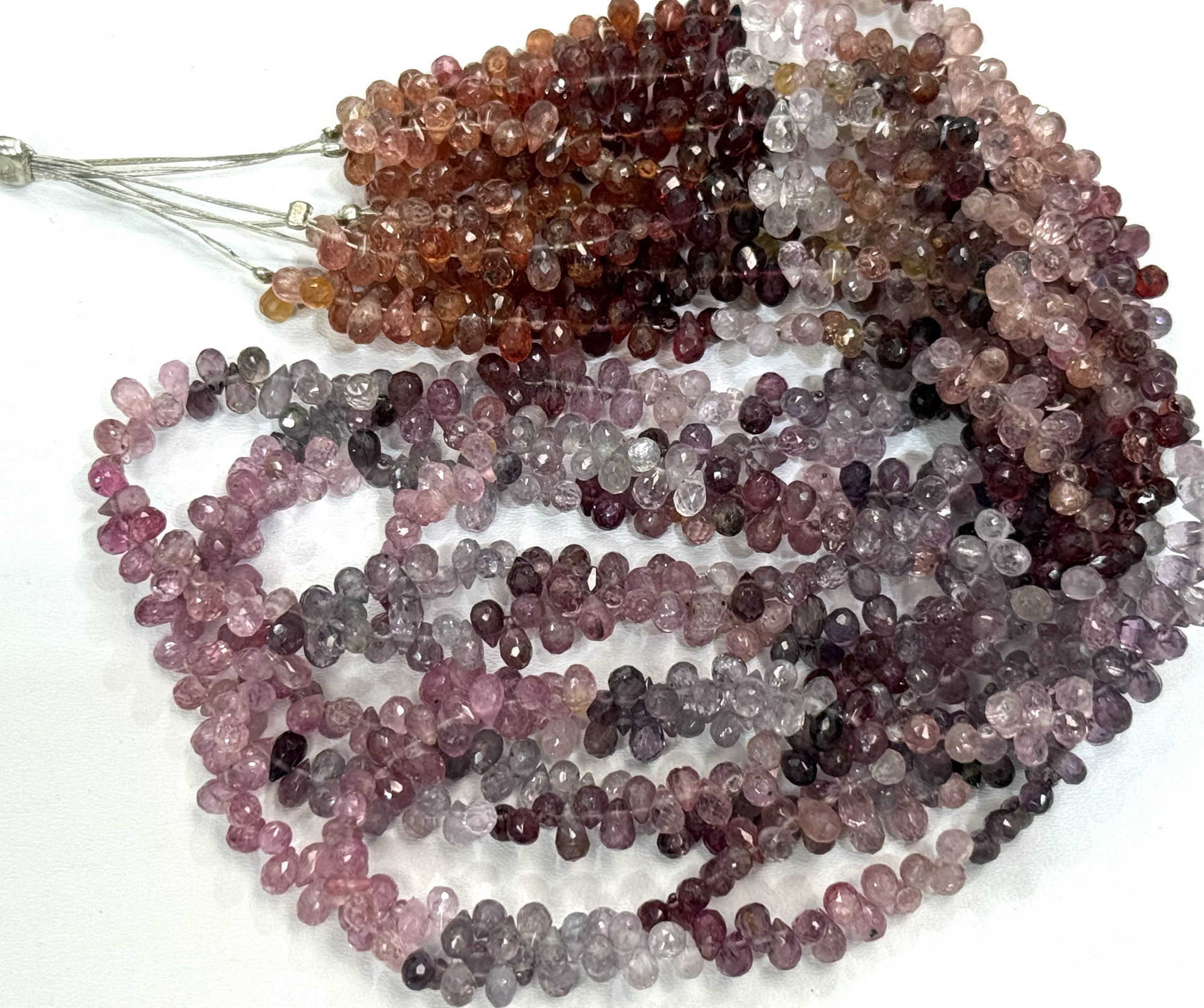Multi Spinel Drops Faceted