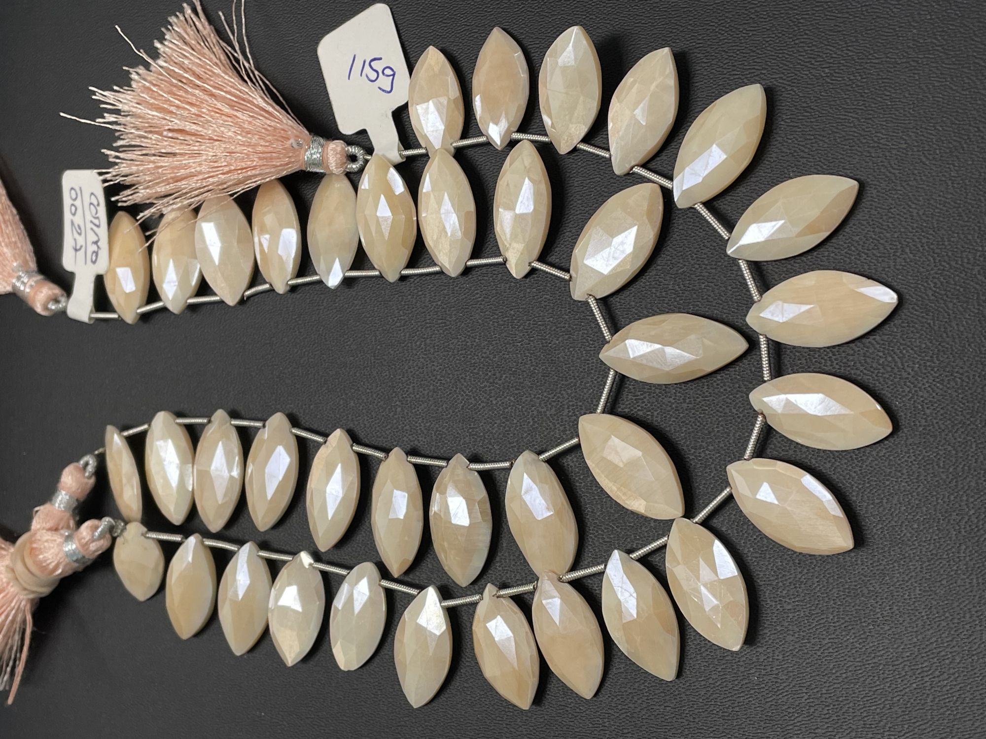 Mystic Moonstone Marquise Faceted