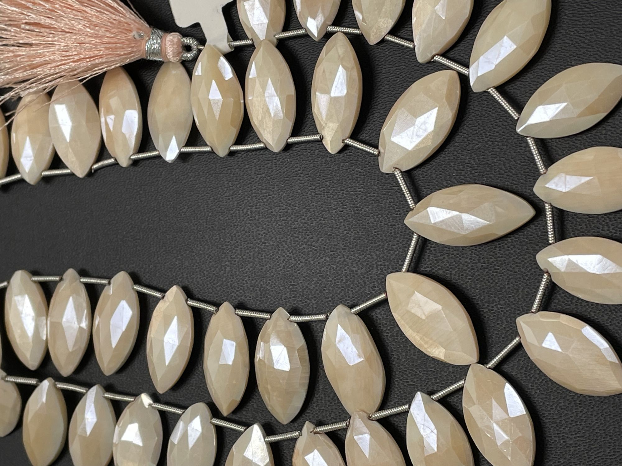 Mystic Moonstone Marquise Faceted