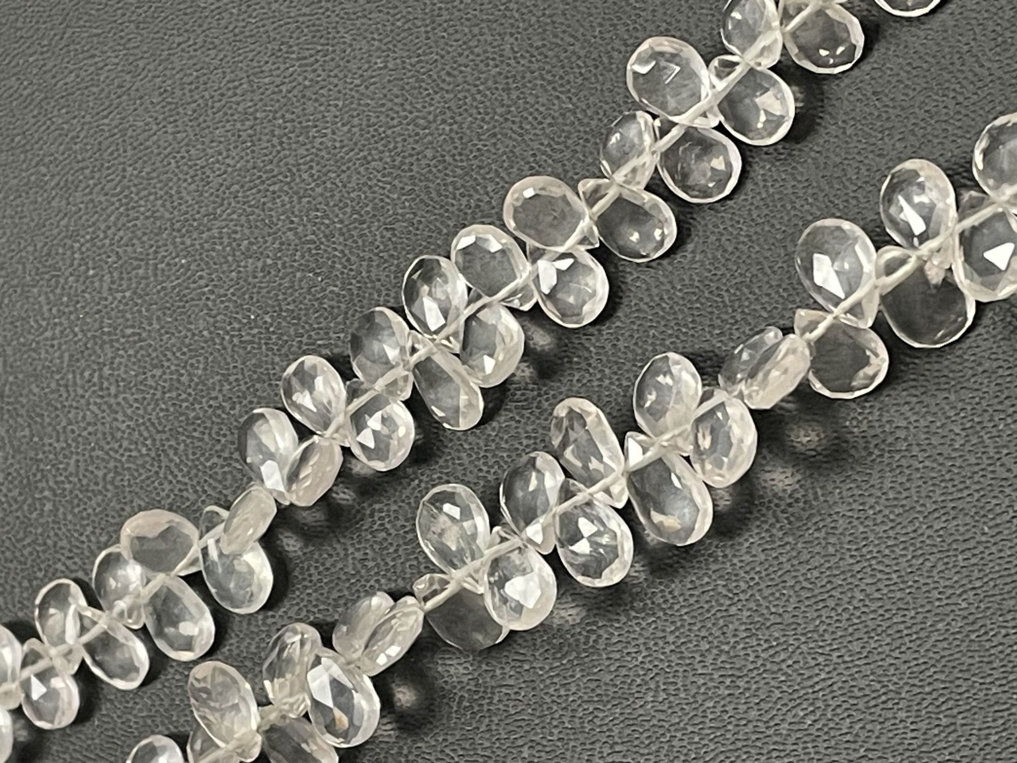 Rose Quartz Pear Faceted