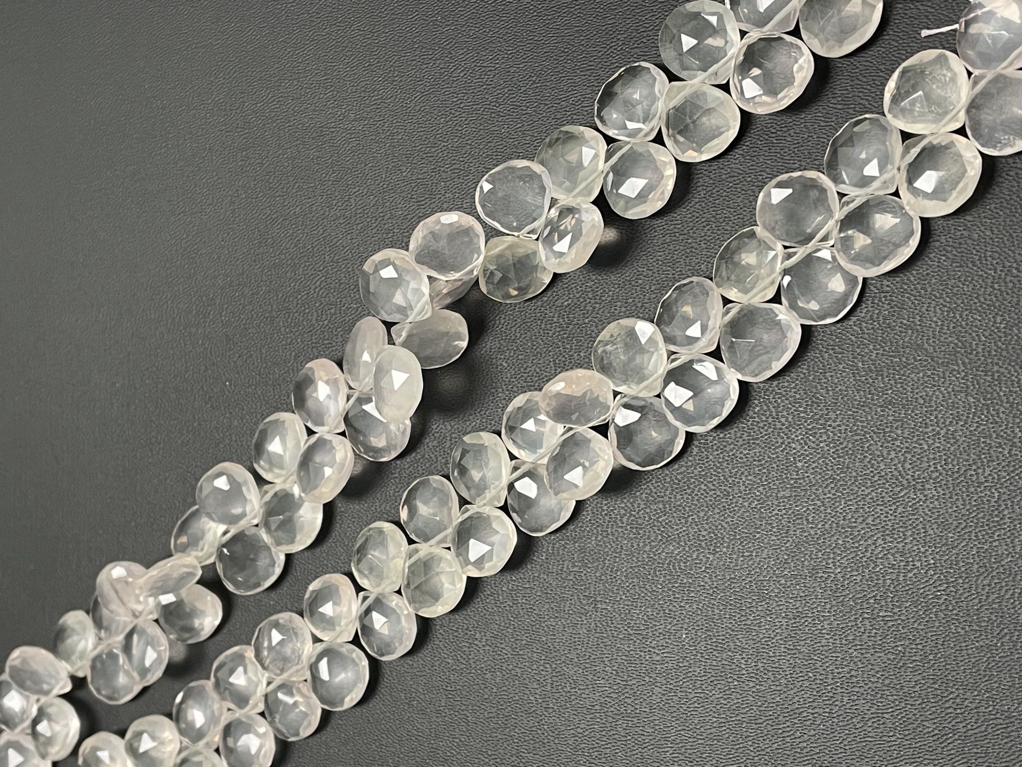 Rose Quartz Heart Faceted