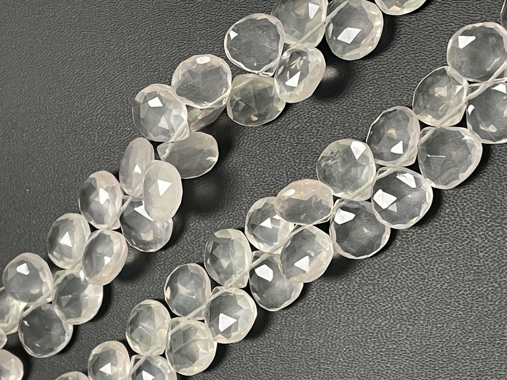 Rose Quartz Heart Faceted