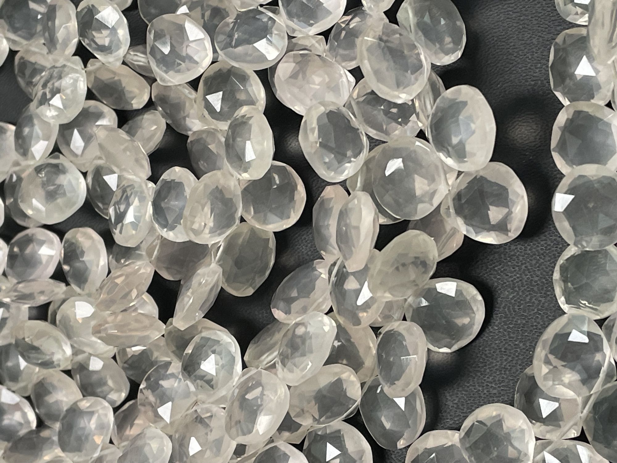 Rose Quartz Heart Faceted