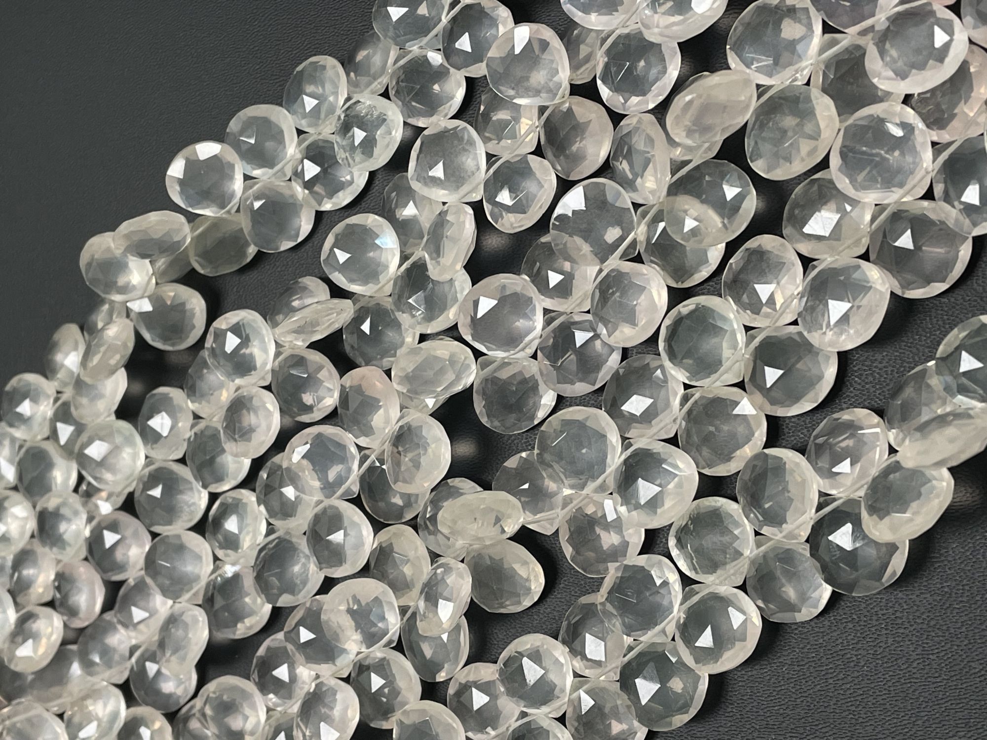 Rose Quartz Heart Faceted