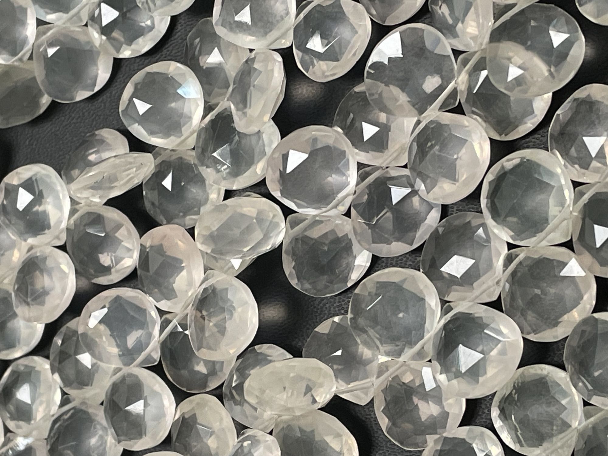 Rose Quartz Heart Faceted