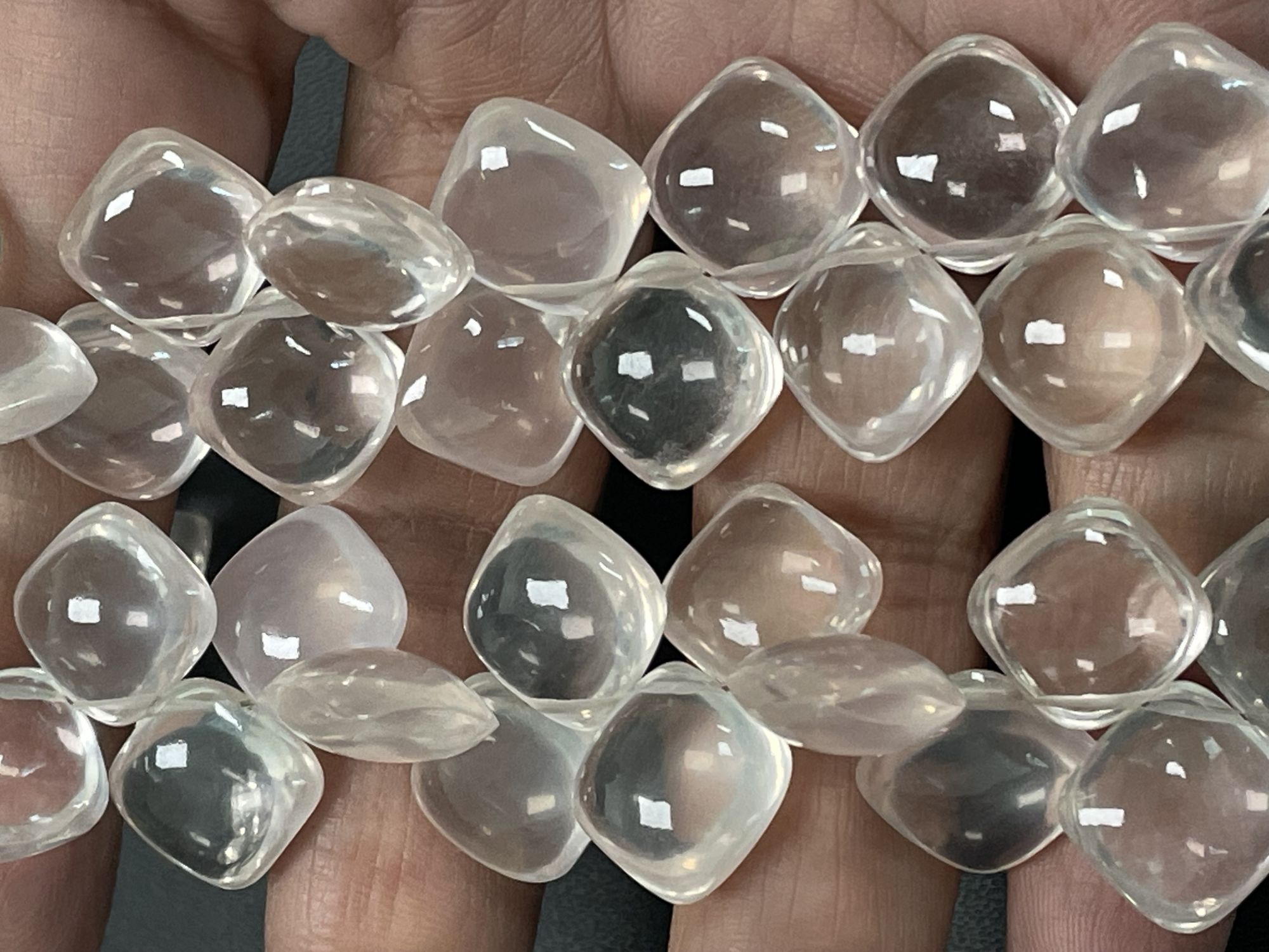 Rose Quartz Cushion Smooth