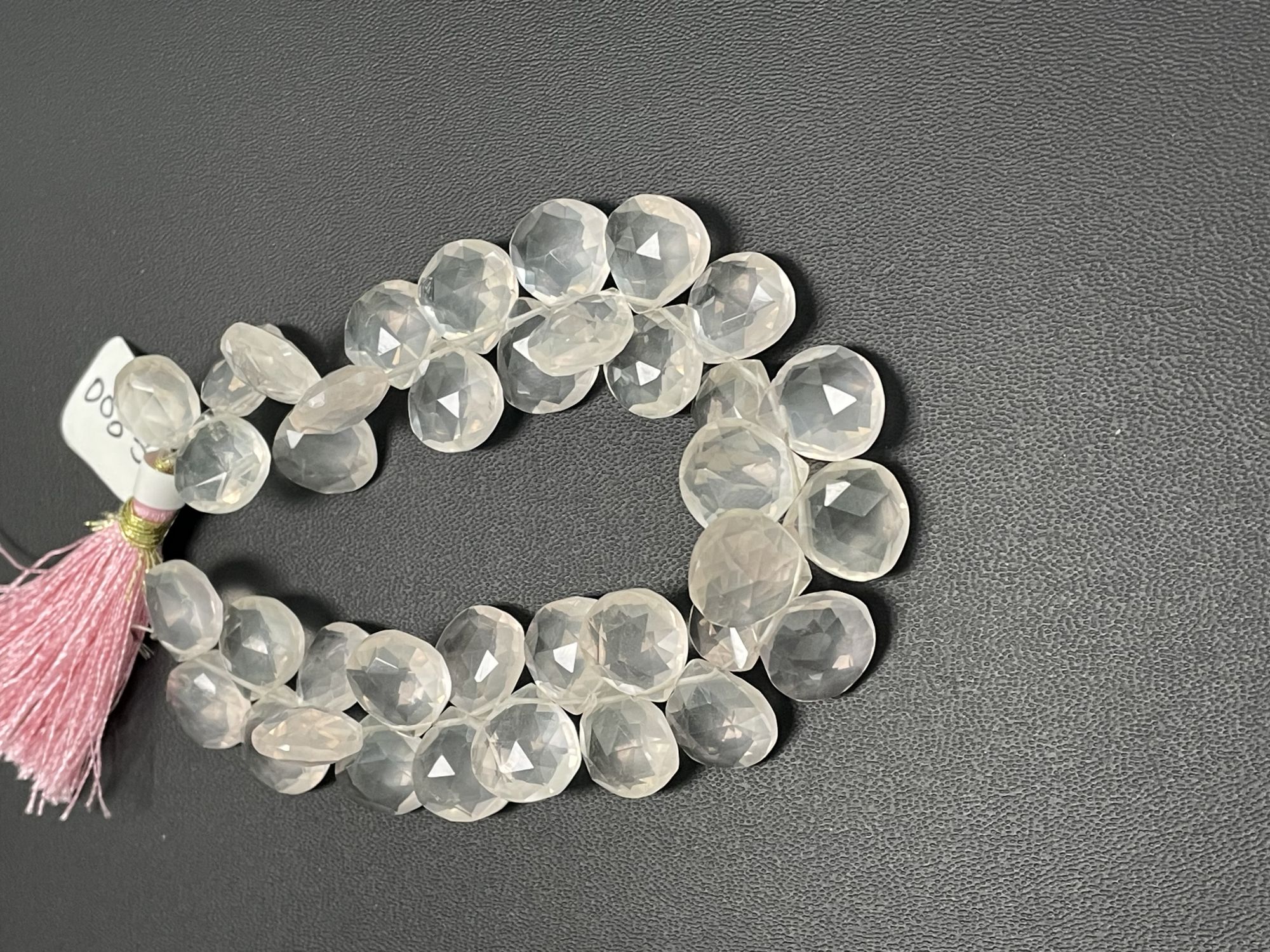 Rose Quartz Heart Faceted