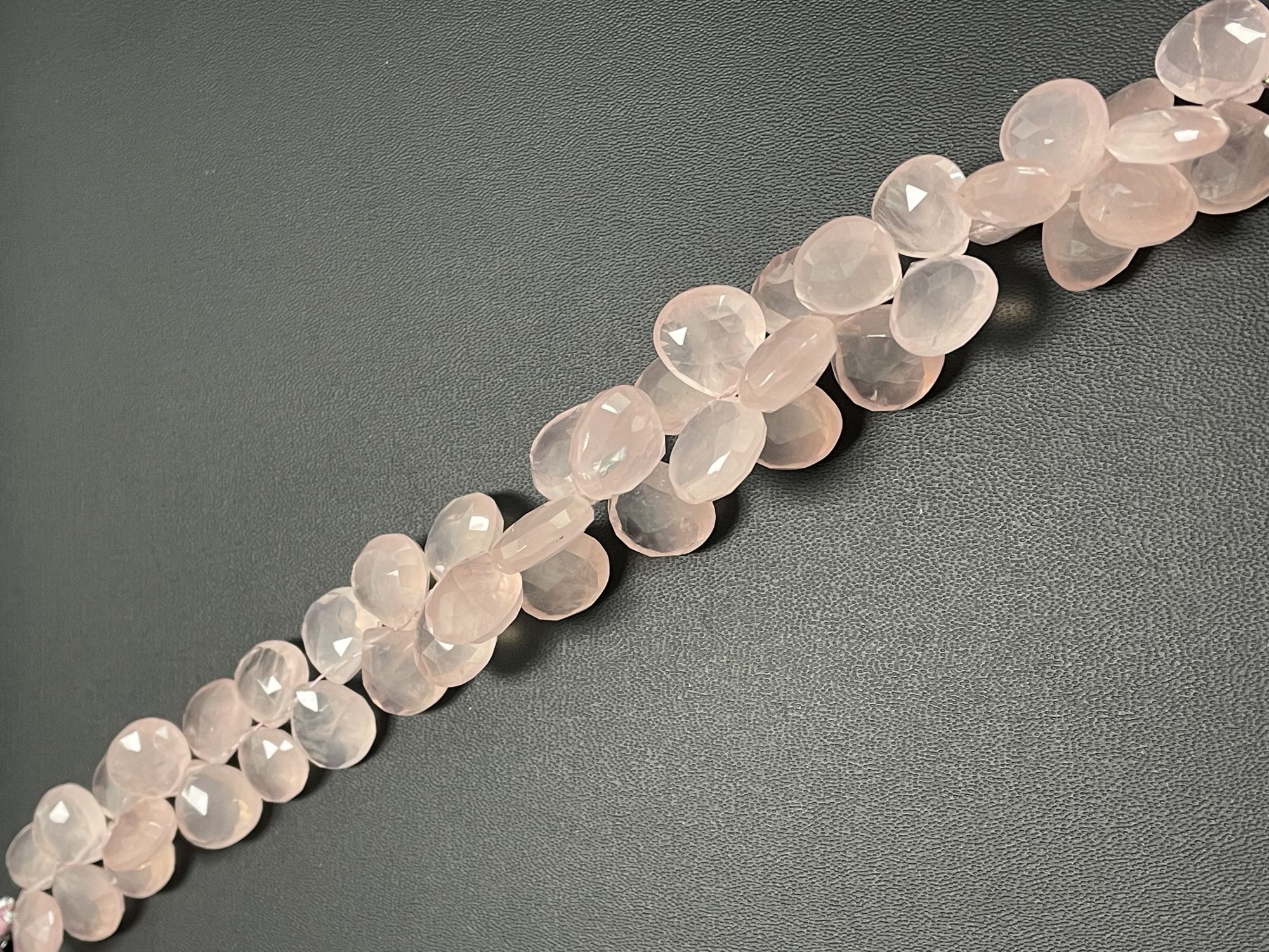Rose Quartz Heart Faceted