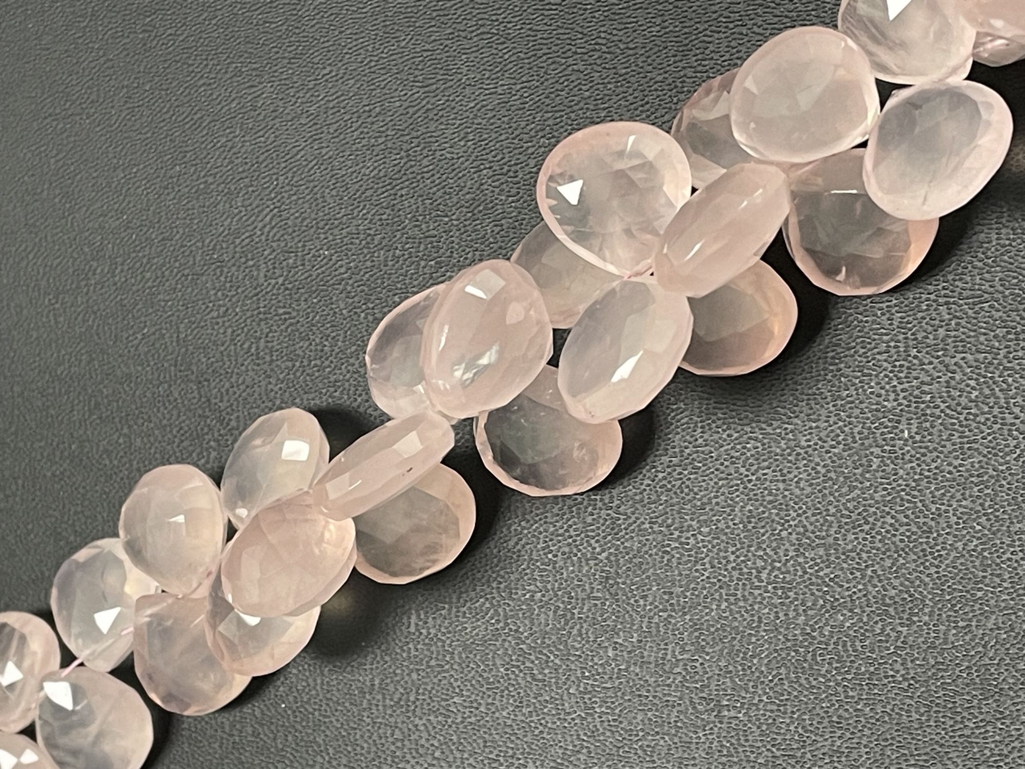 Rose Quartz Heart Faceted