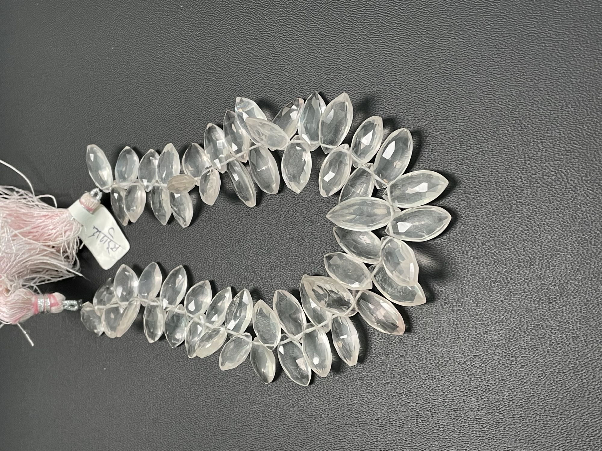 Rose Quartz Marquise Faceted