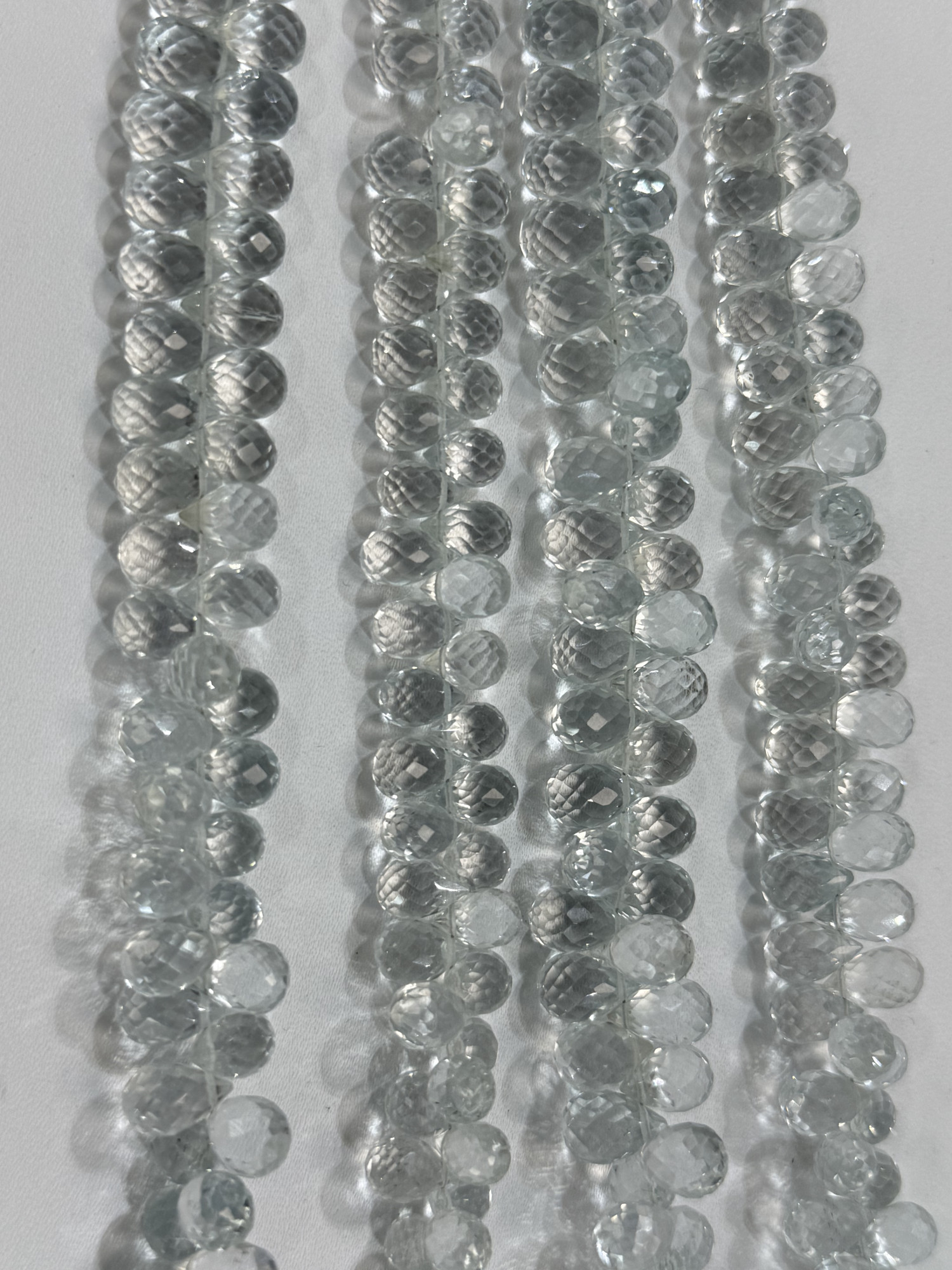 Hydro Quartz Drop Faceted