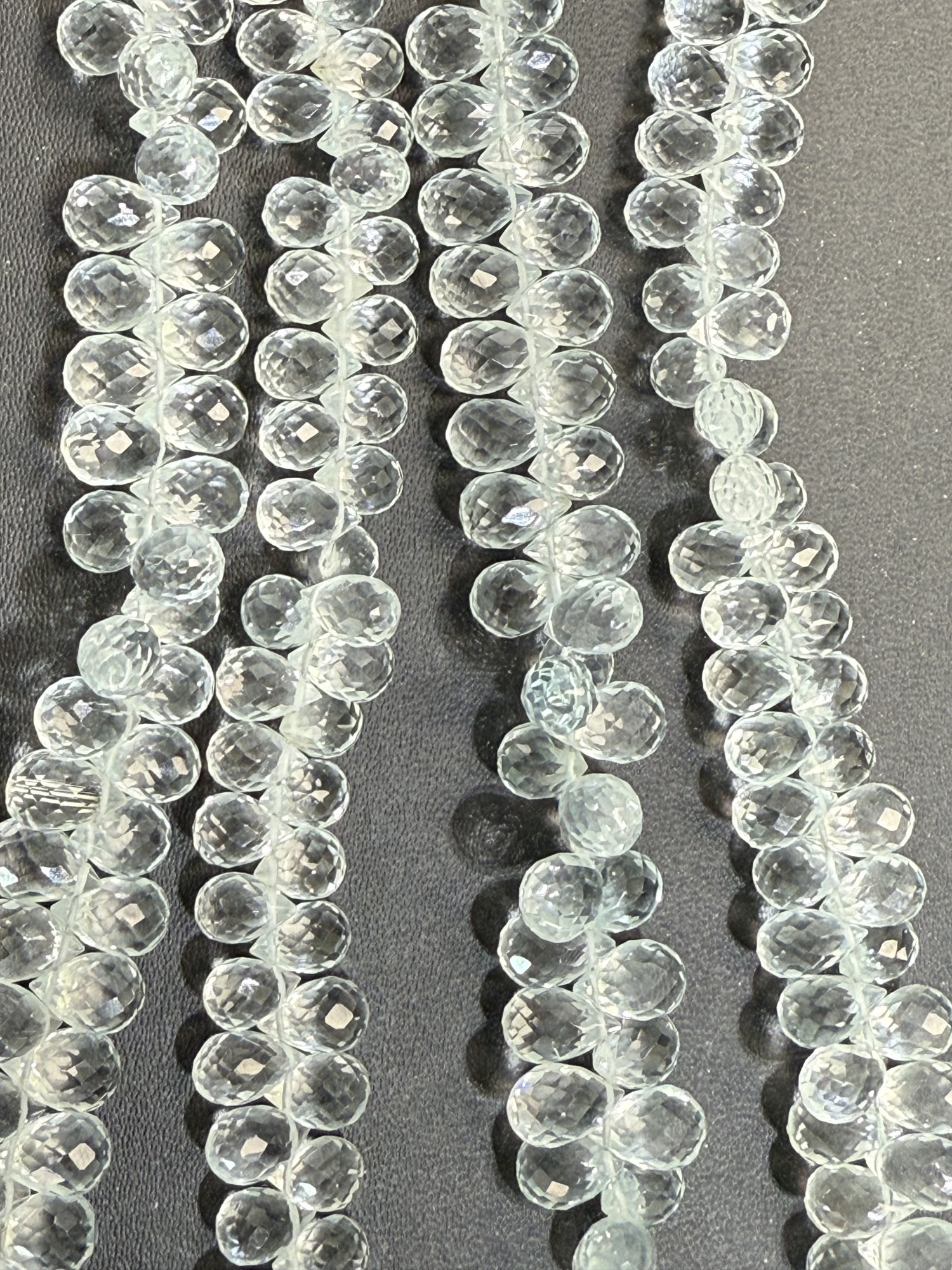 Hydro Quartz Drop Faceted