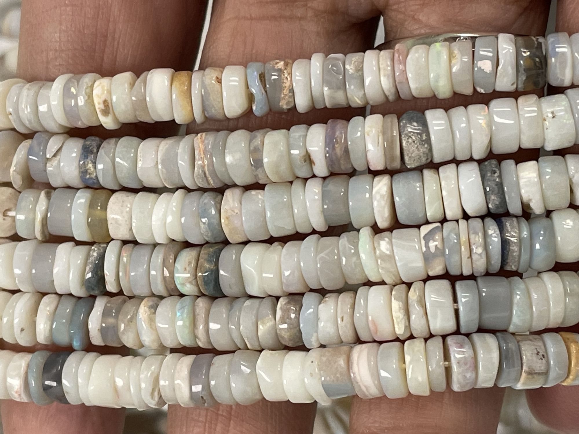 Natural Australian Opal Tire Smooth