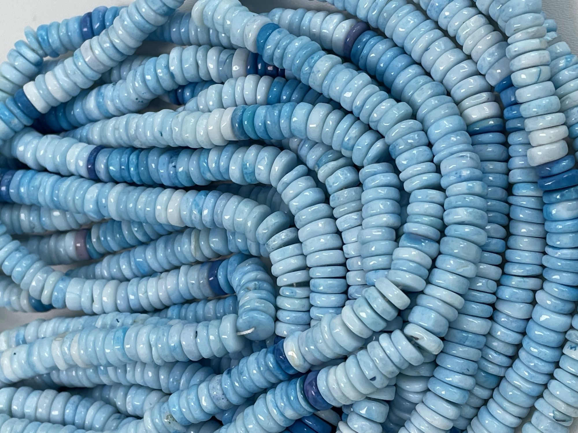 Shaded Blue Opal Tire Smooth