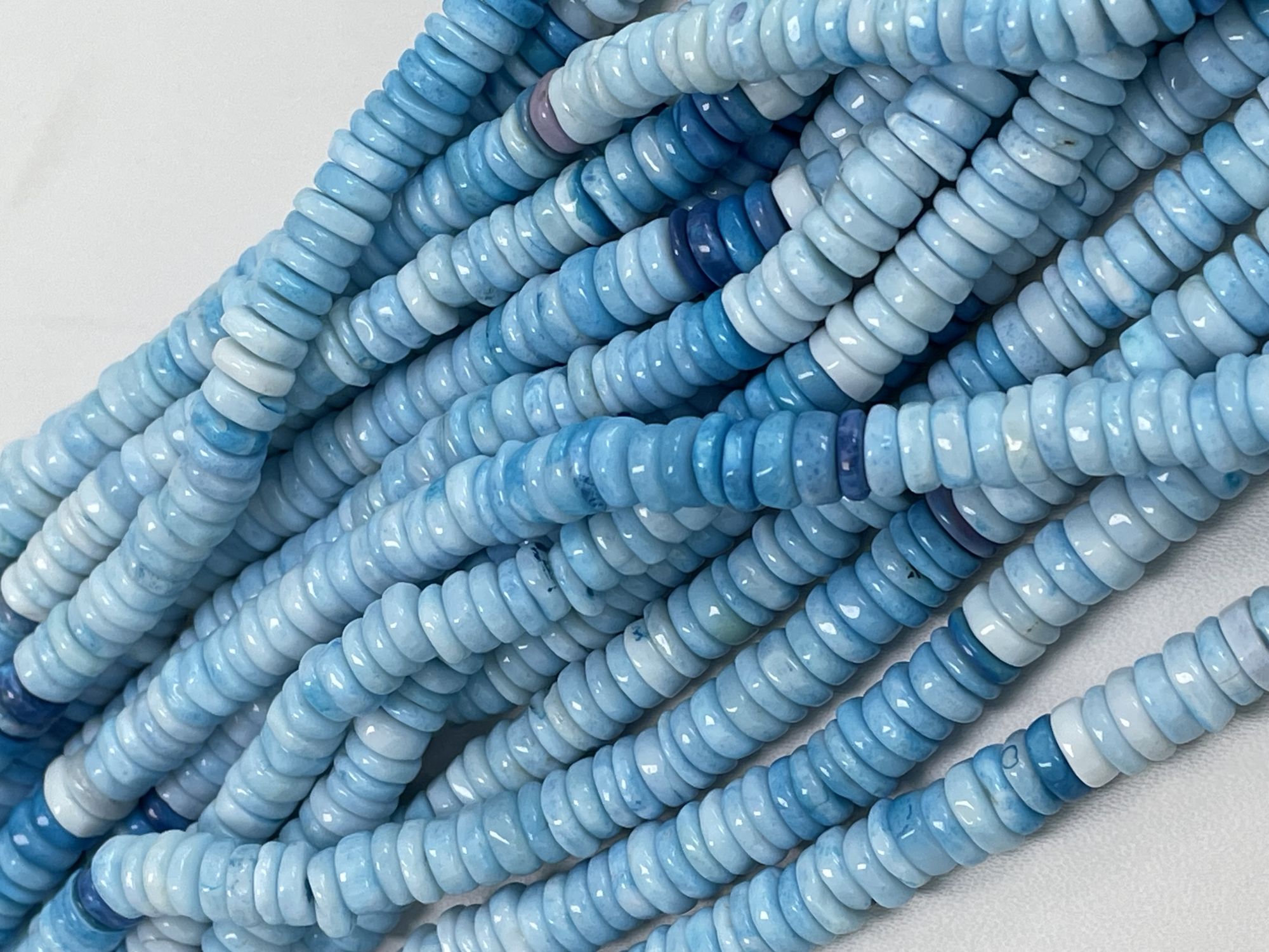 Shaded Blue Opal Tire Smooth