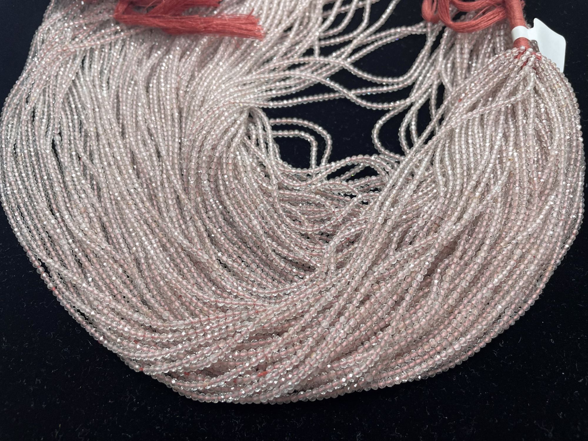 Copper Rutilated Quartz Rondelle Faceted