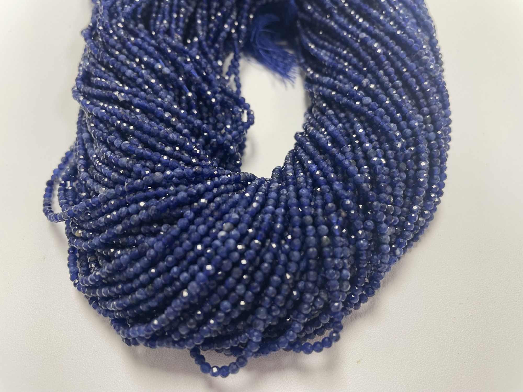 Sodalite Rondelle Faceted