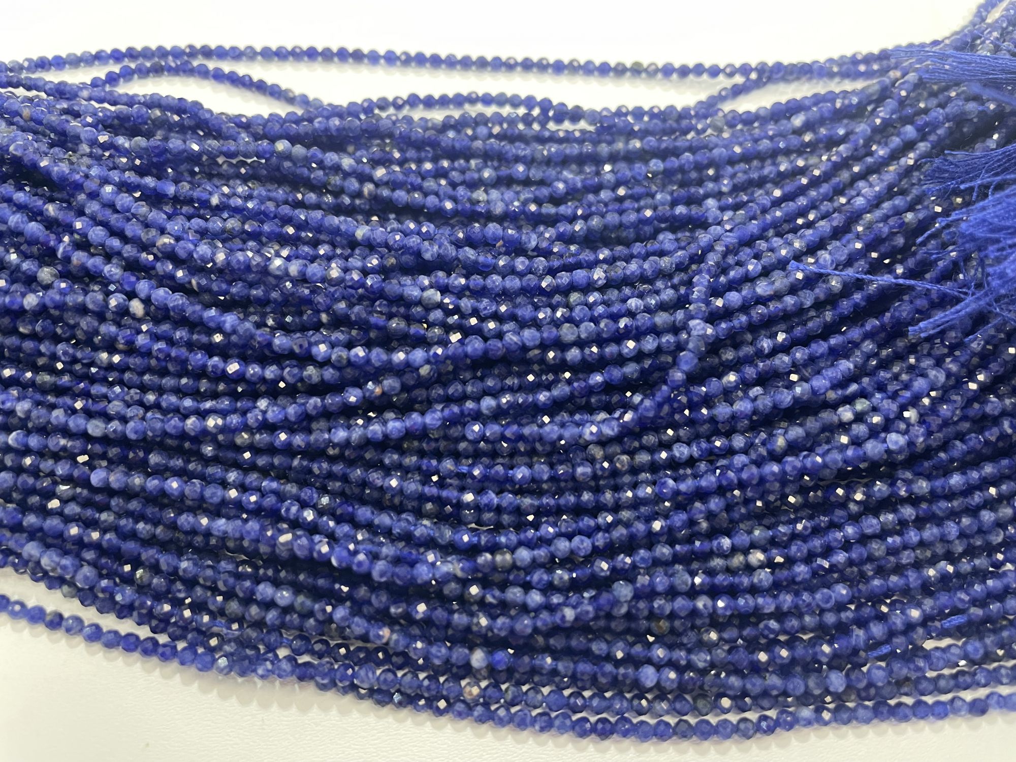 Sodalite Rondelle Faceted