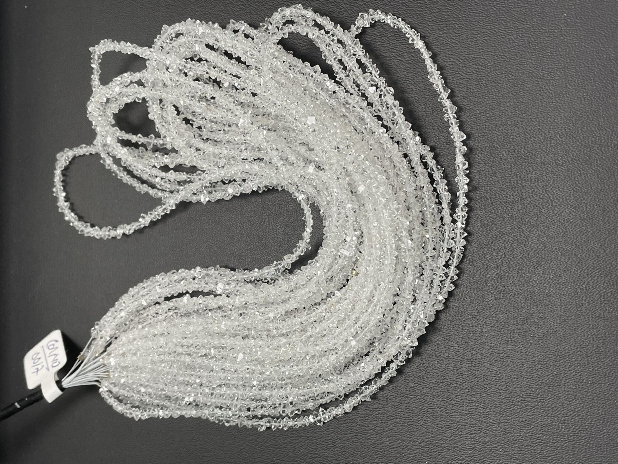 Herkimer Diamond Funky Cut Faceted Quartz