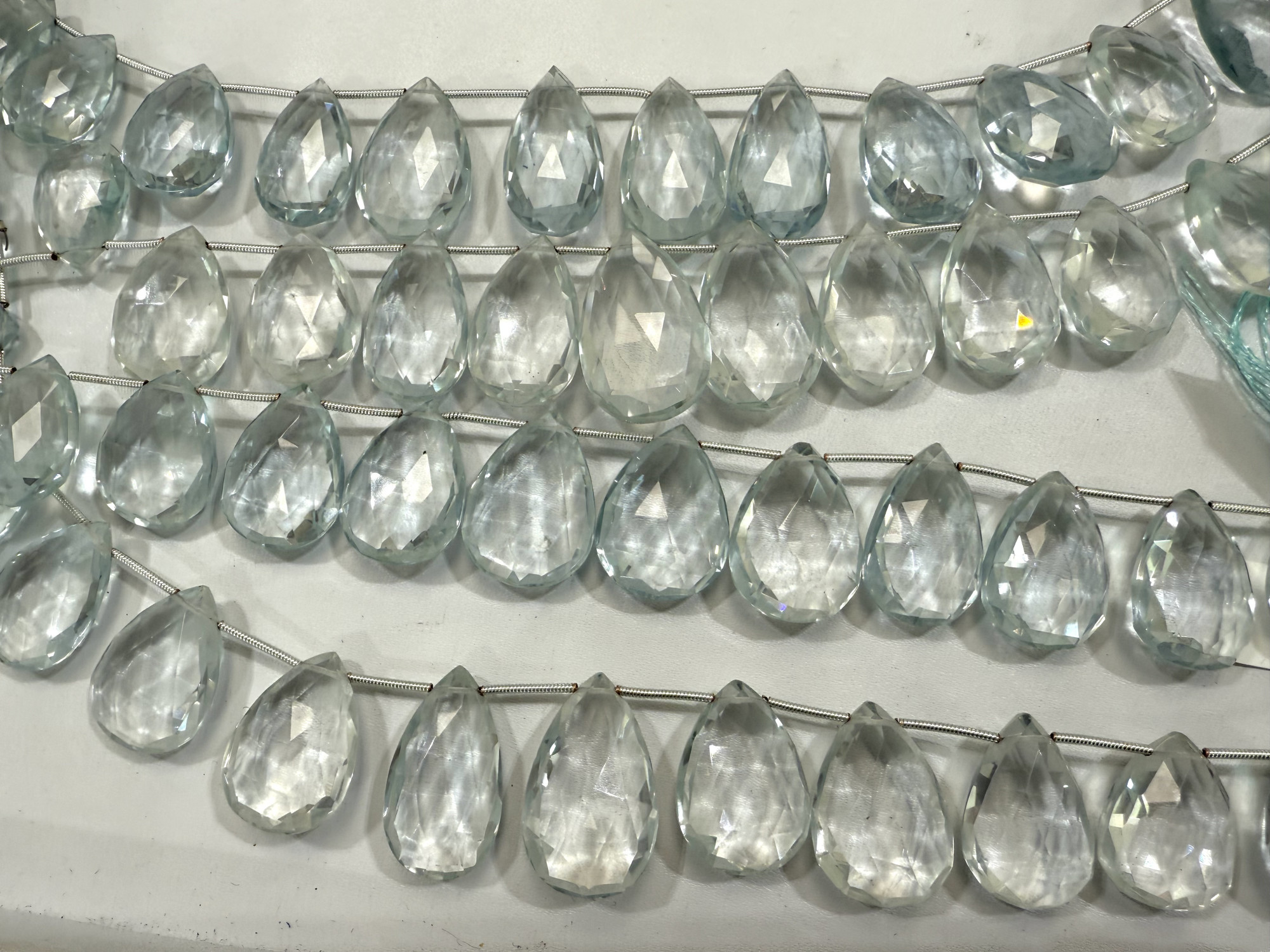 Hydro Quartz Pear Faceted