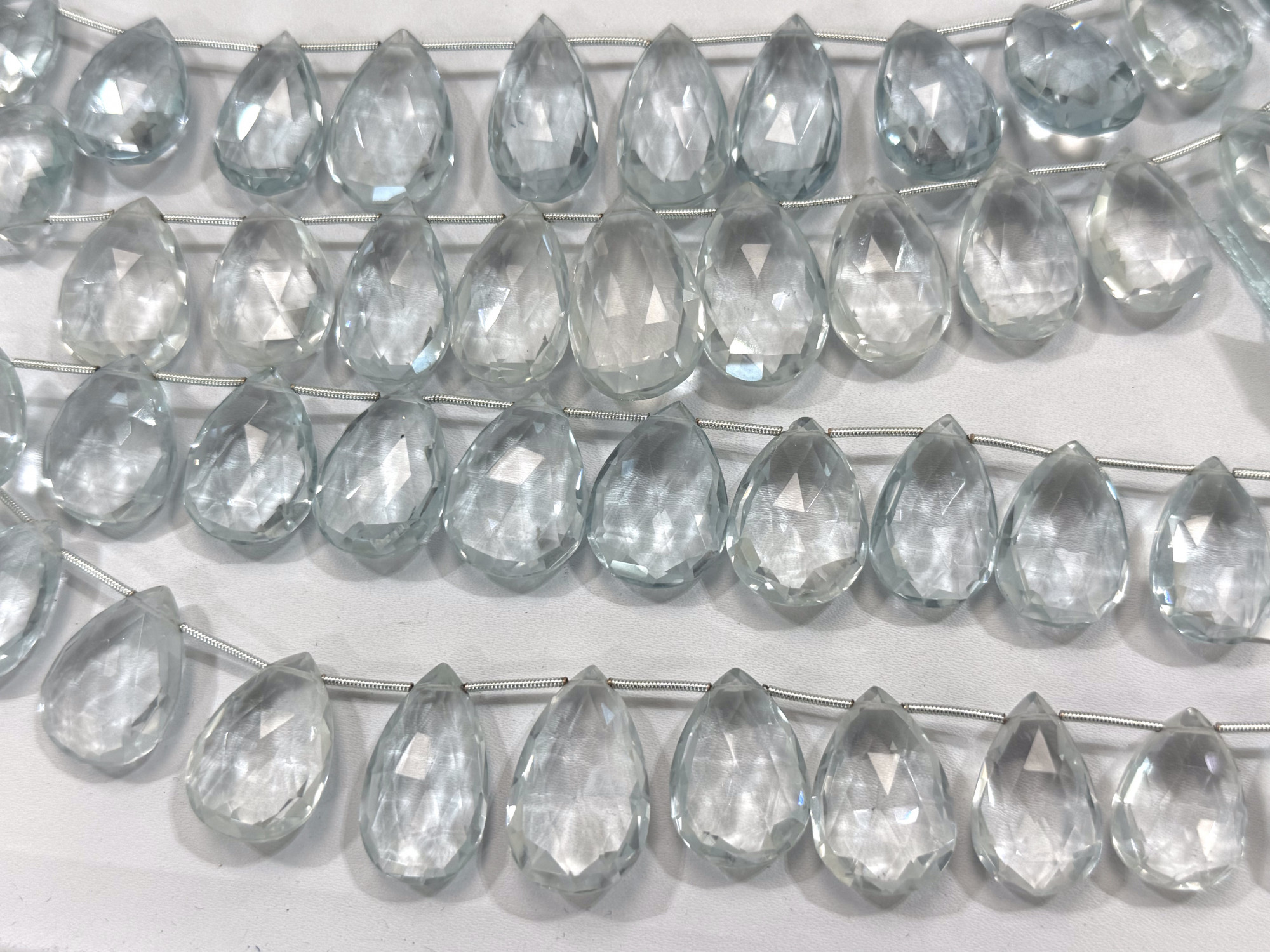 Hydro Quartz Pear Faceted