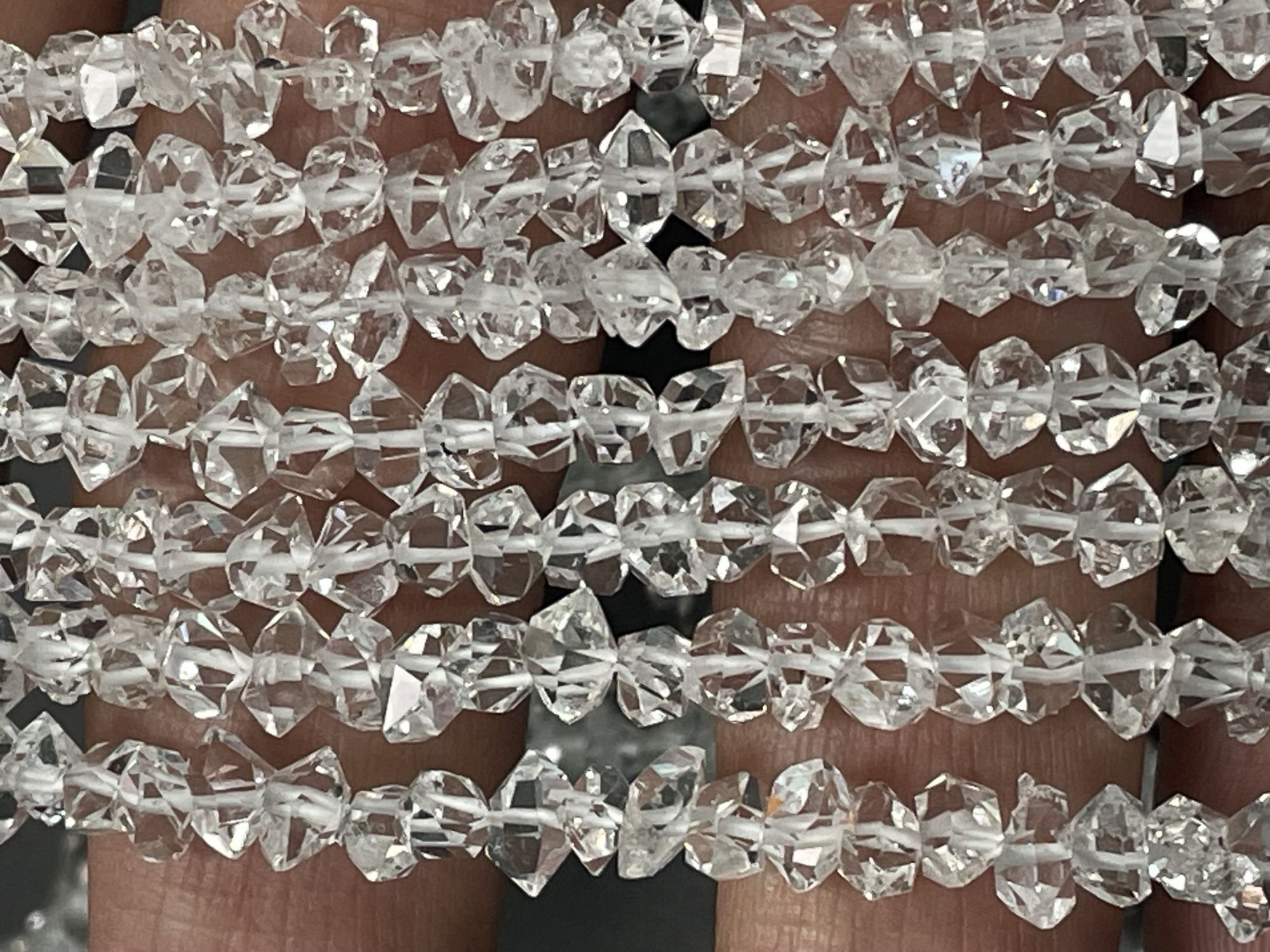 Herkimer Diamonds Funky Cut Facetedquartz