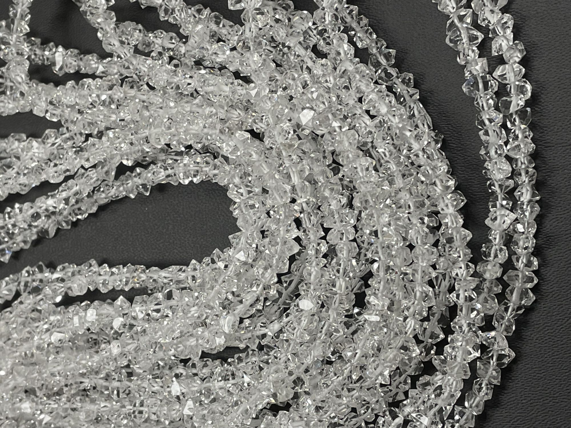 Herkimer Diamonds Funky Cut FacetedQuartz