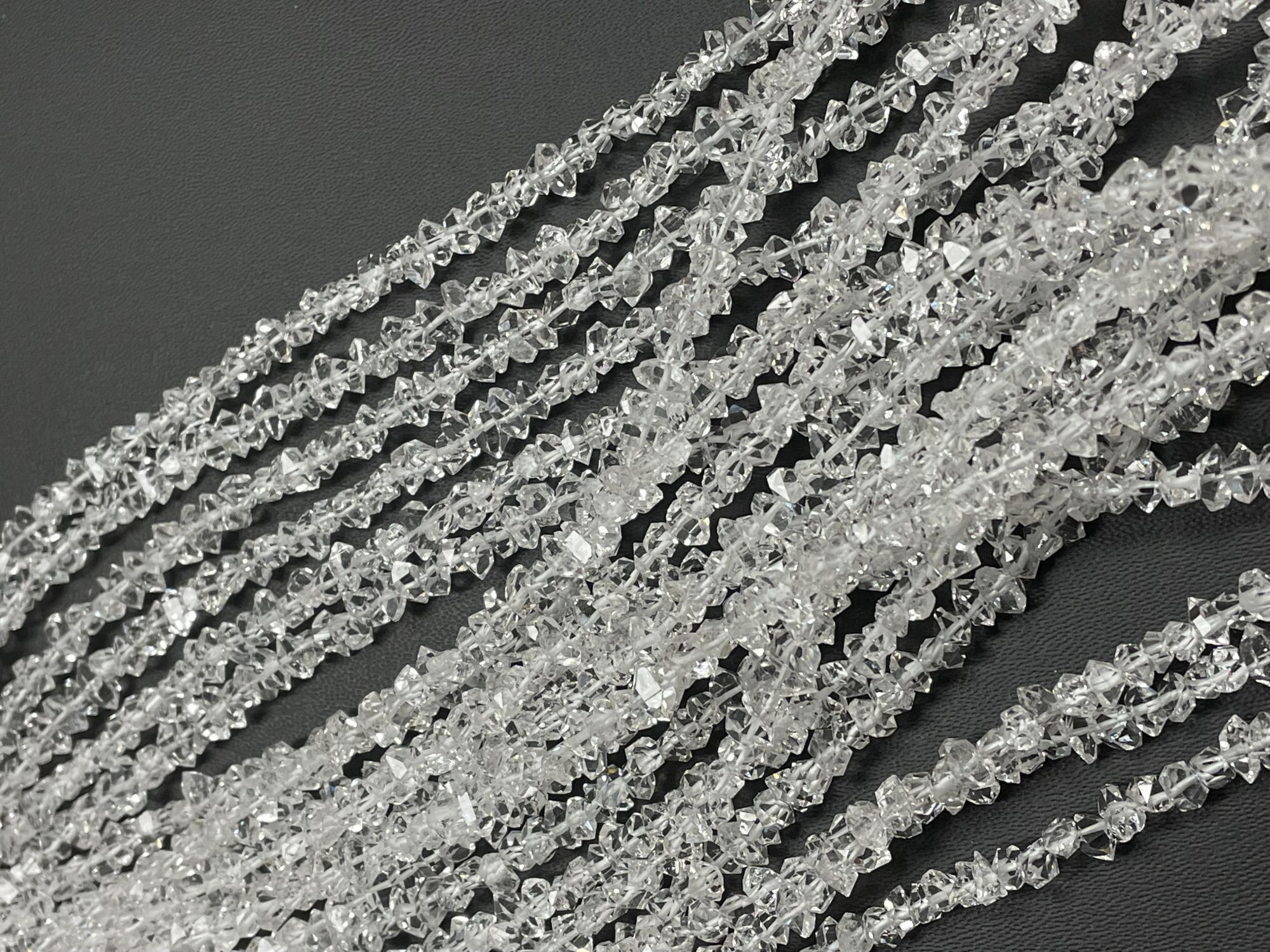 Herkimer Diamonds Funky Cut FacetedQuartz