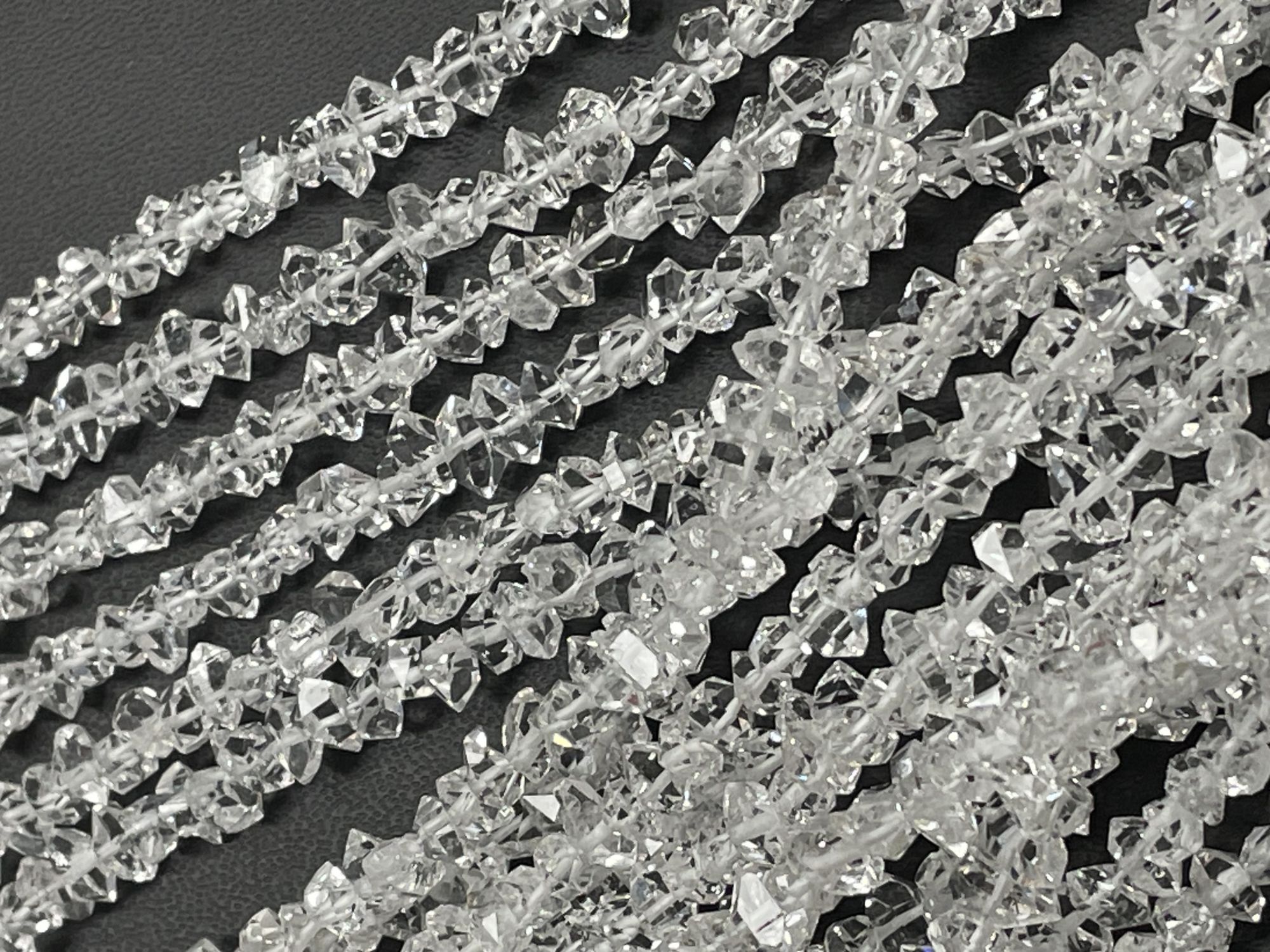 Herkimer Diamonds Funky Cut FacetedQuartz