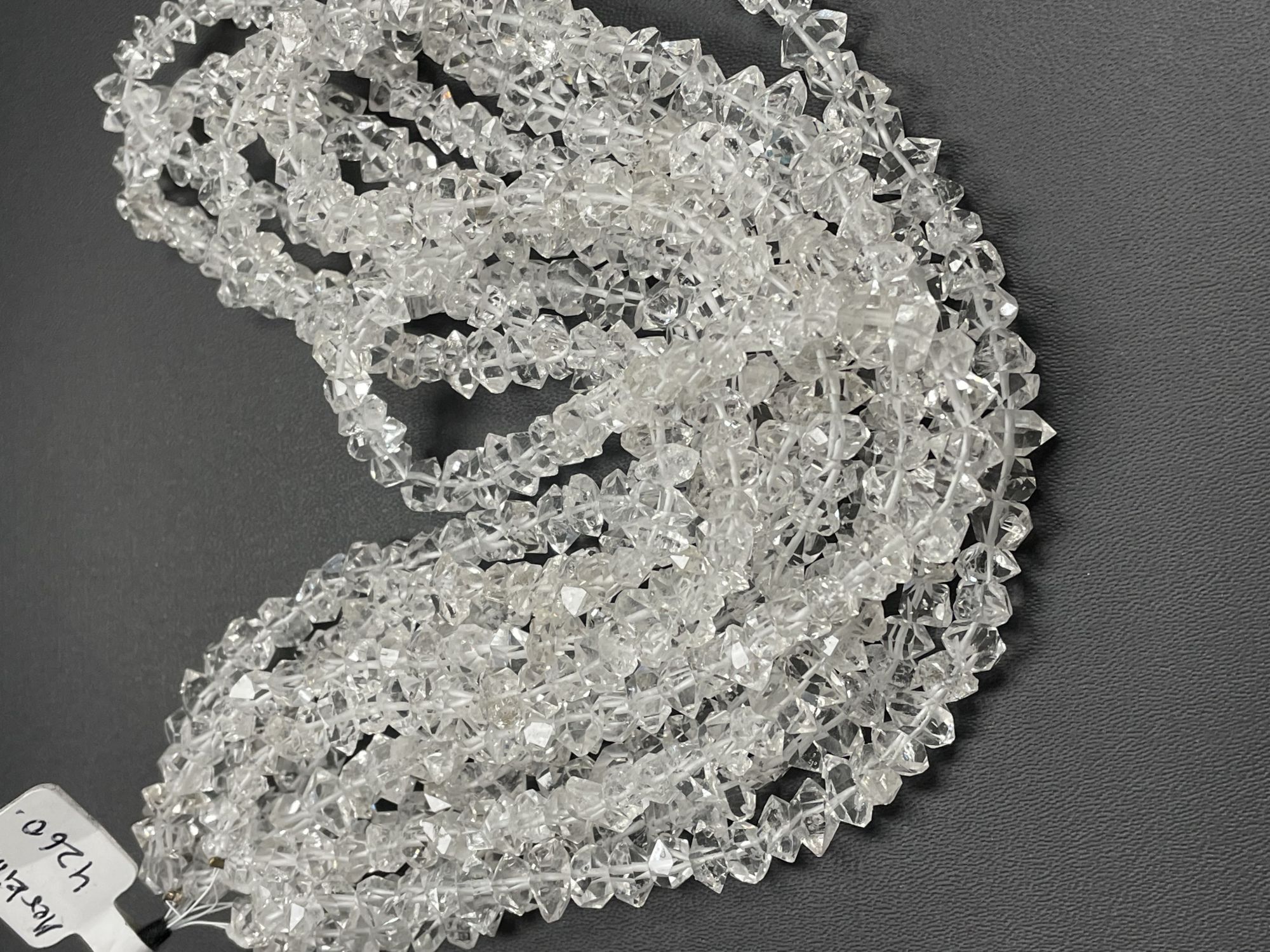 Herkimer Diamond Funky Cut Faceted Quartz