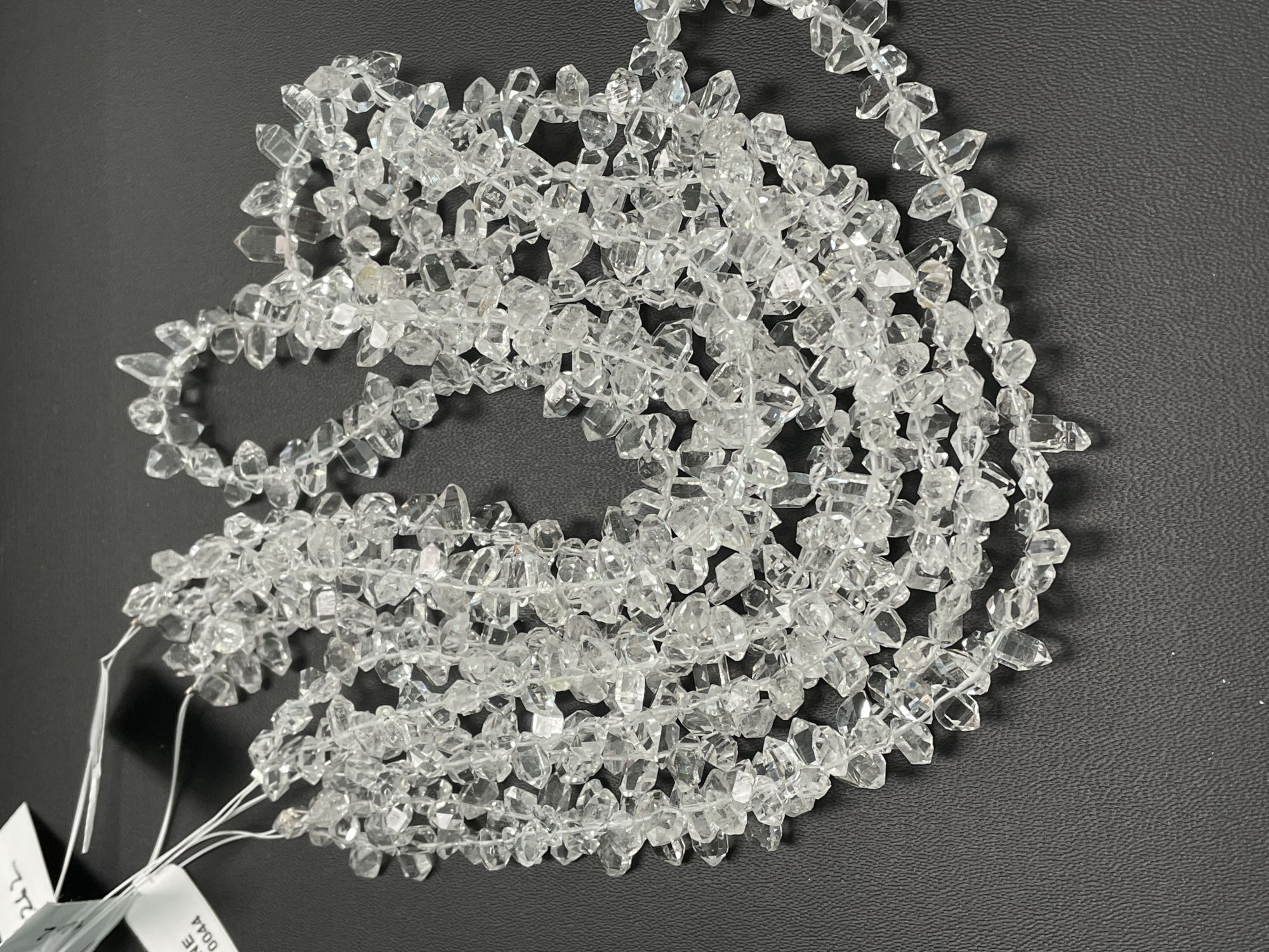 Herkimer Diamond Funky Cut Faceted Quartz