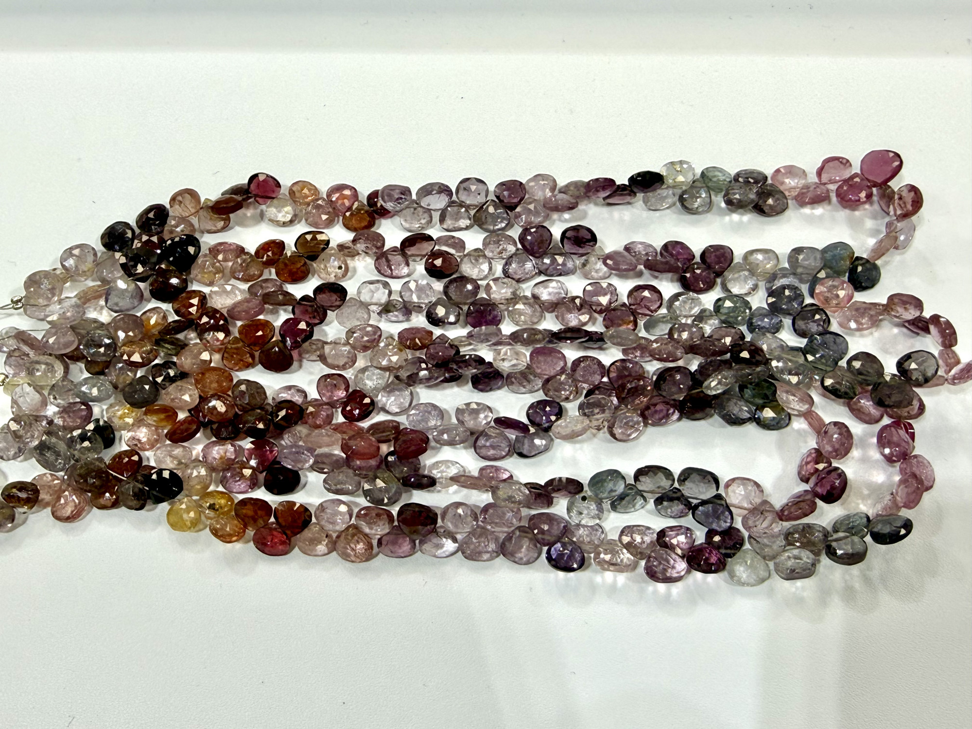 Multi Spinel Heart Faceted
