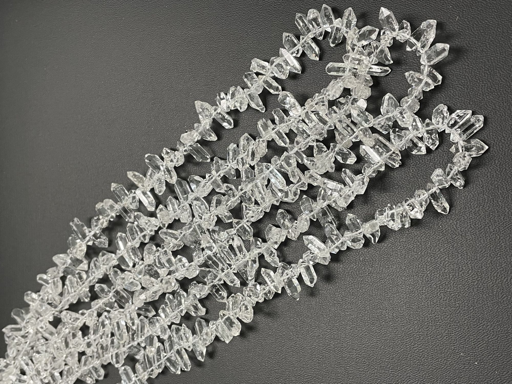 Herkimer Diamond Funky Cut Faceted Quartz