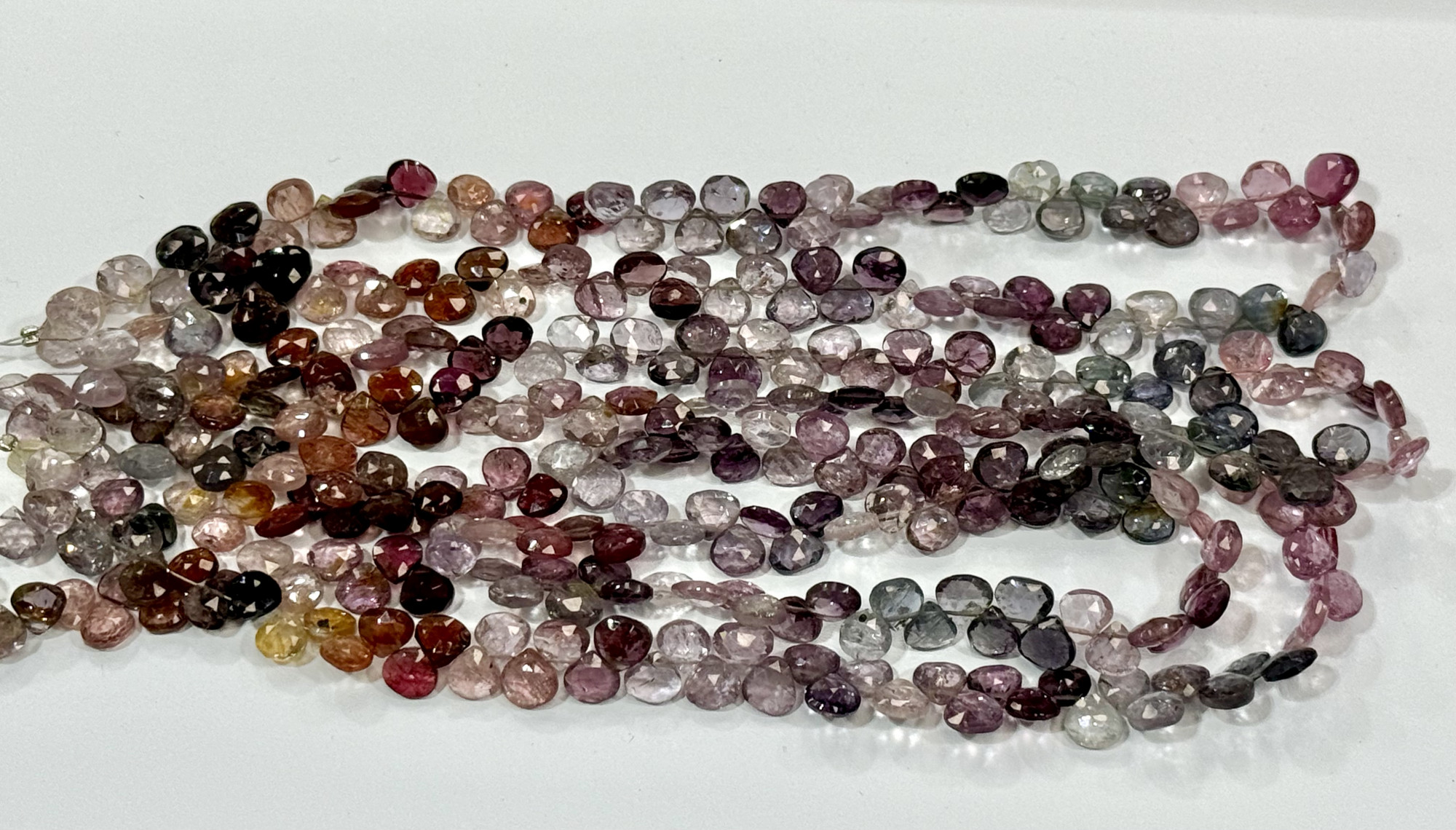Multi Spinel Heart Faceted