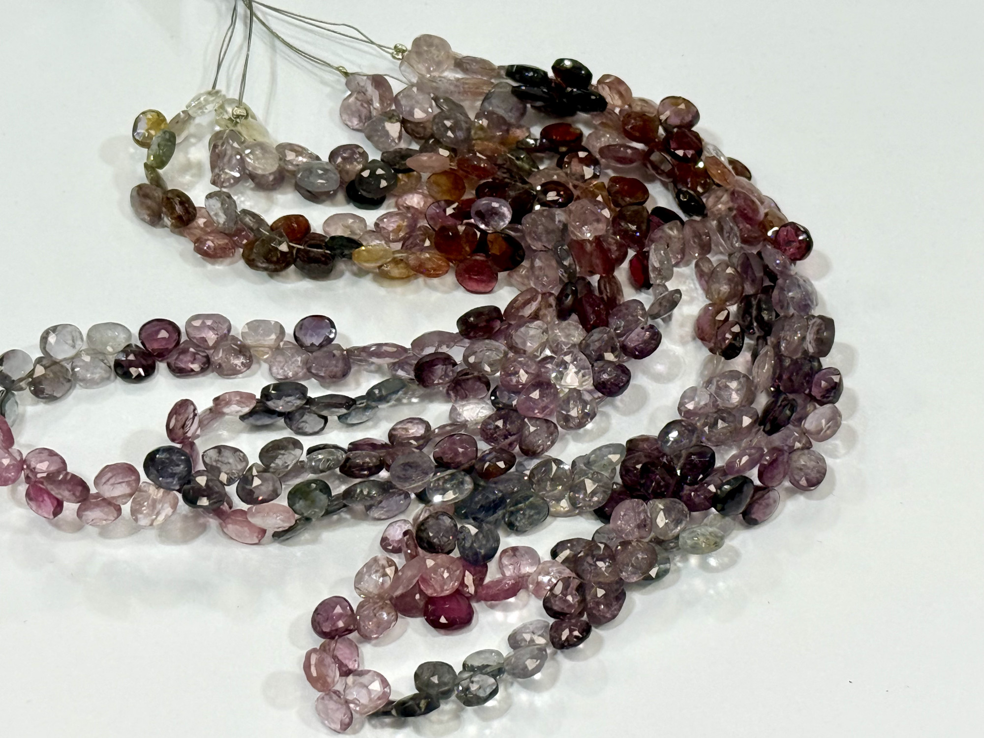 Multi Spinel Heart Faceted