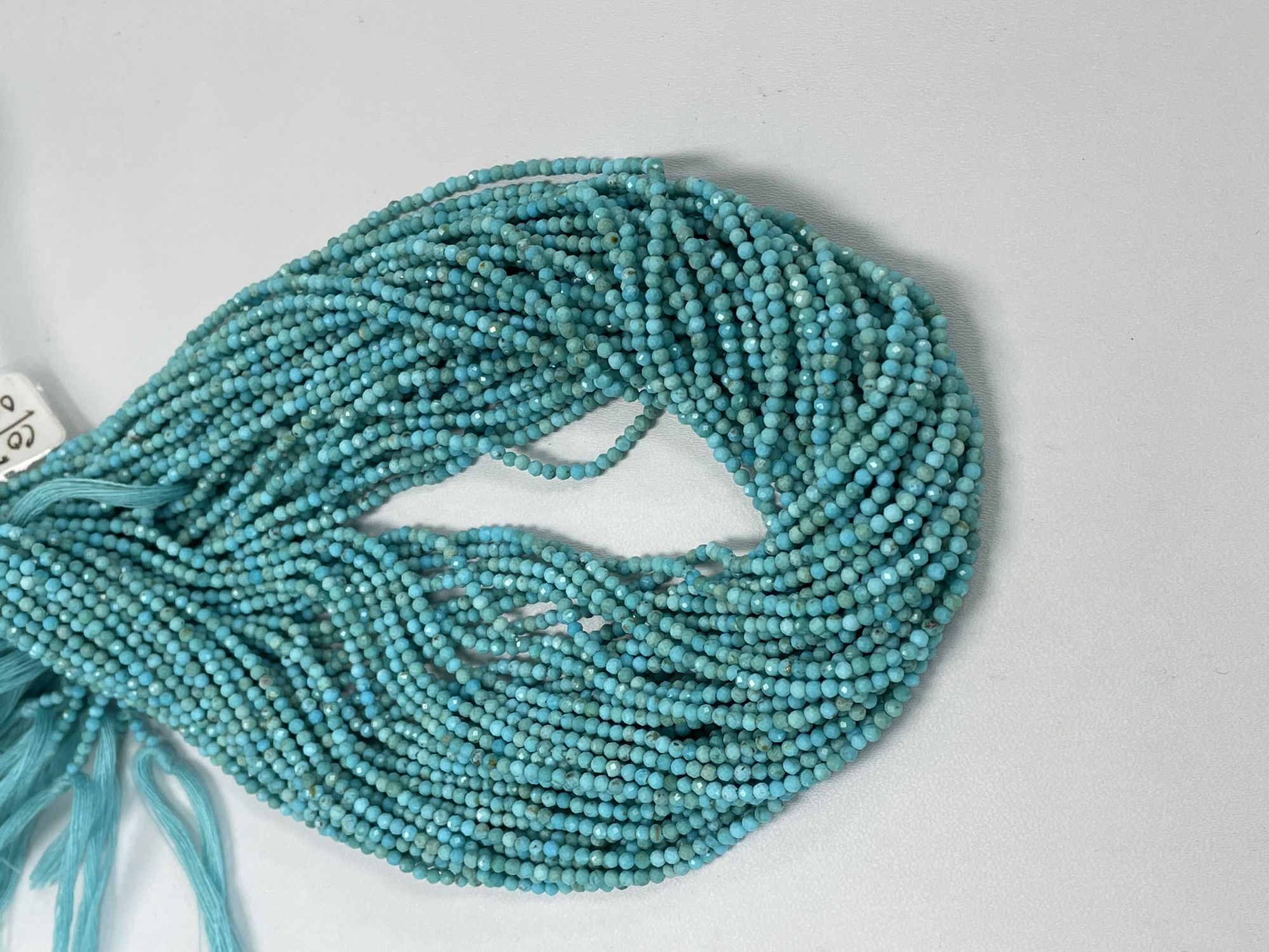 Arizona Turquoise Rondelle Faceted