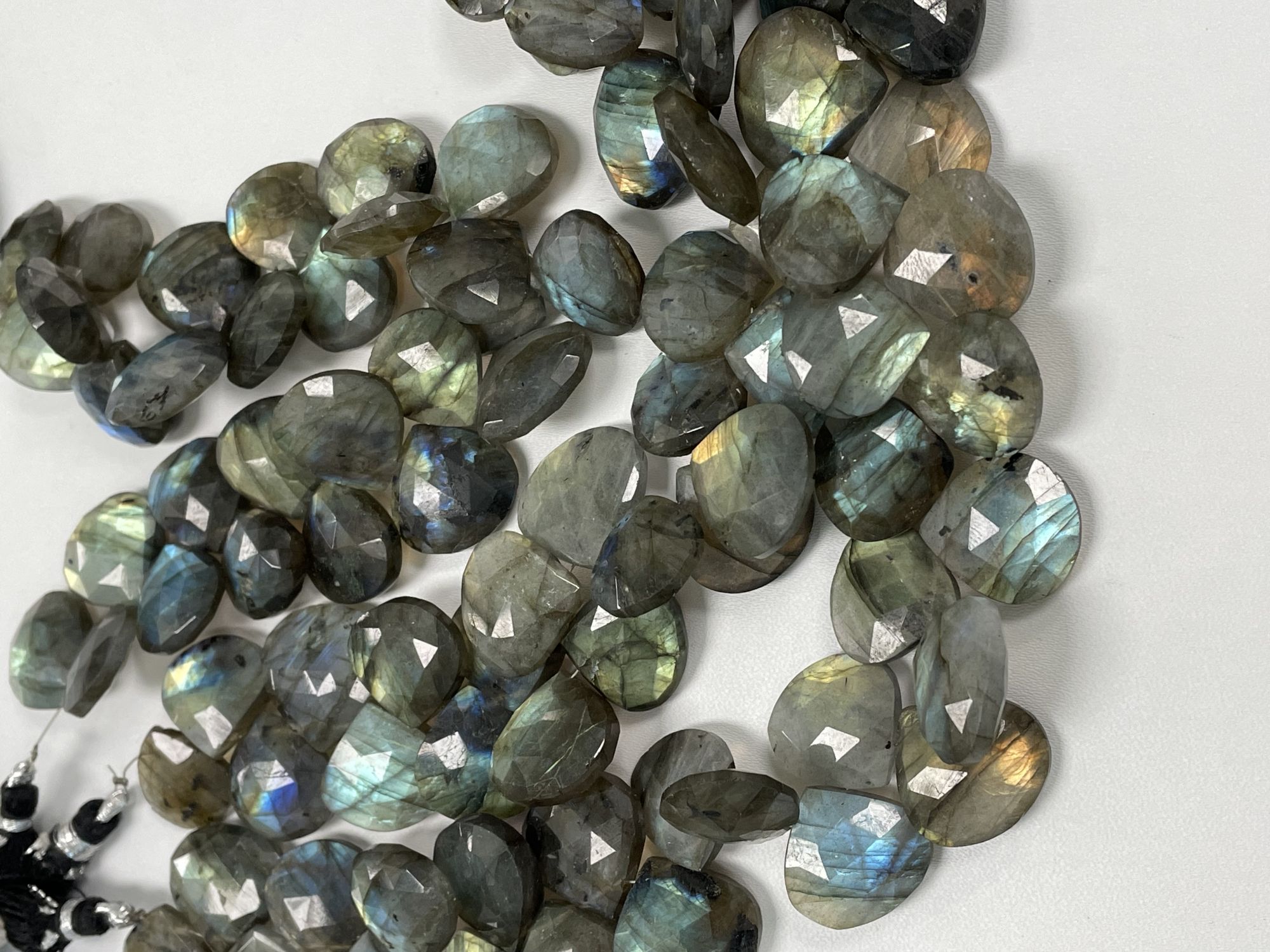 Labradorite Heart Faceted