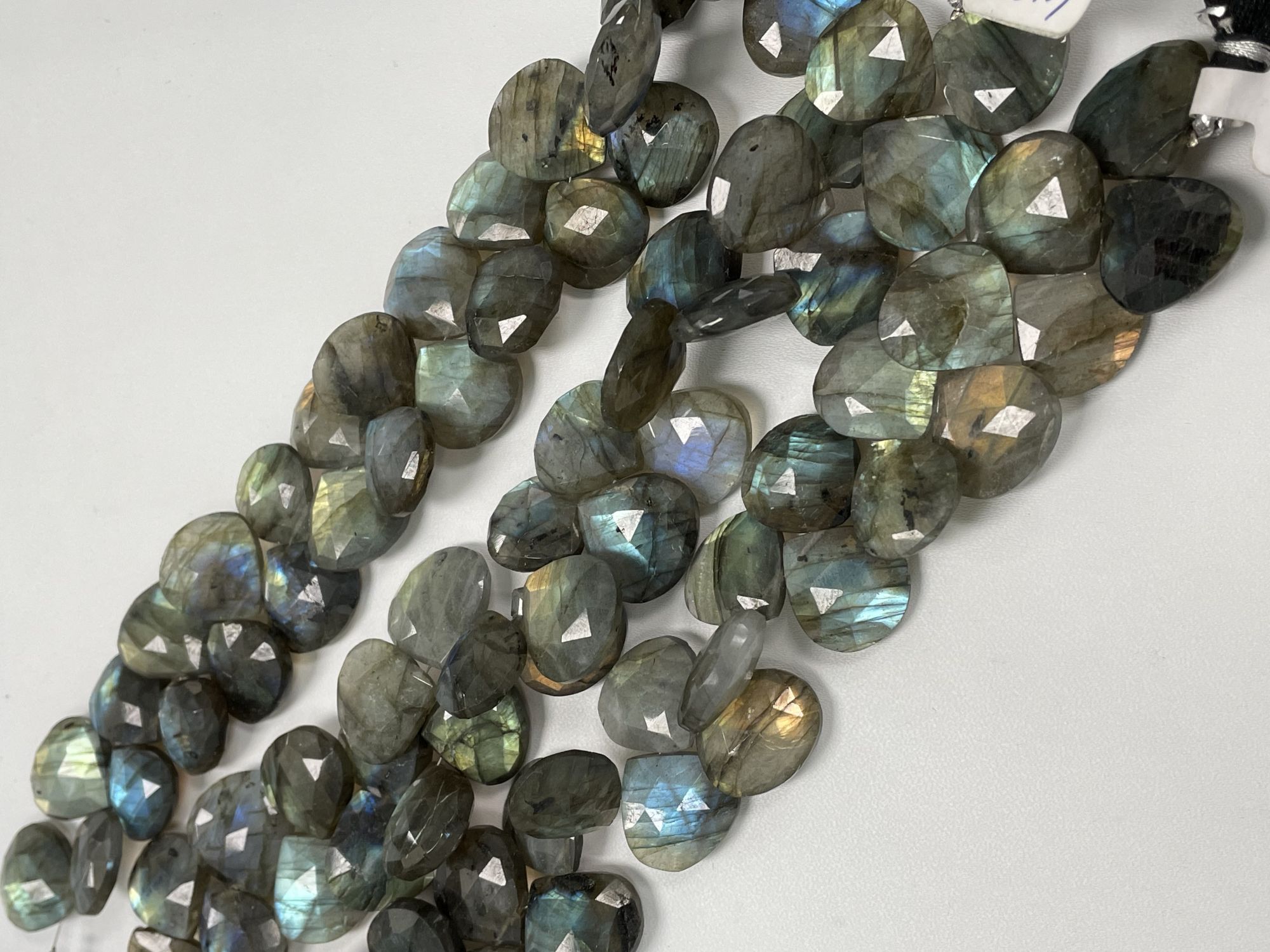Labradorite Heart Faceted