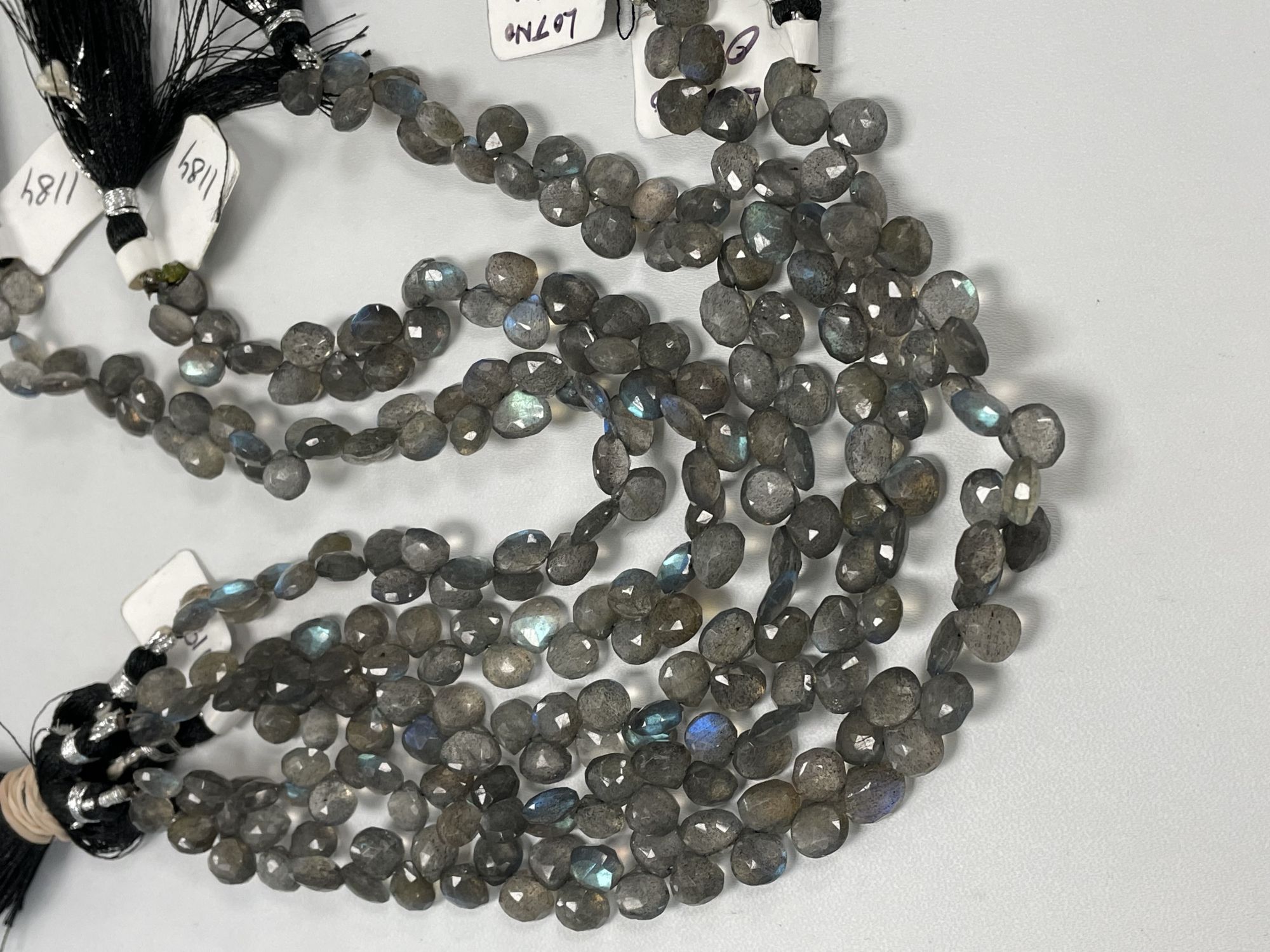 Labradorite Heart Faceted