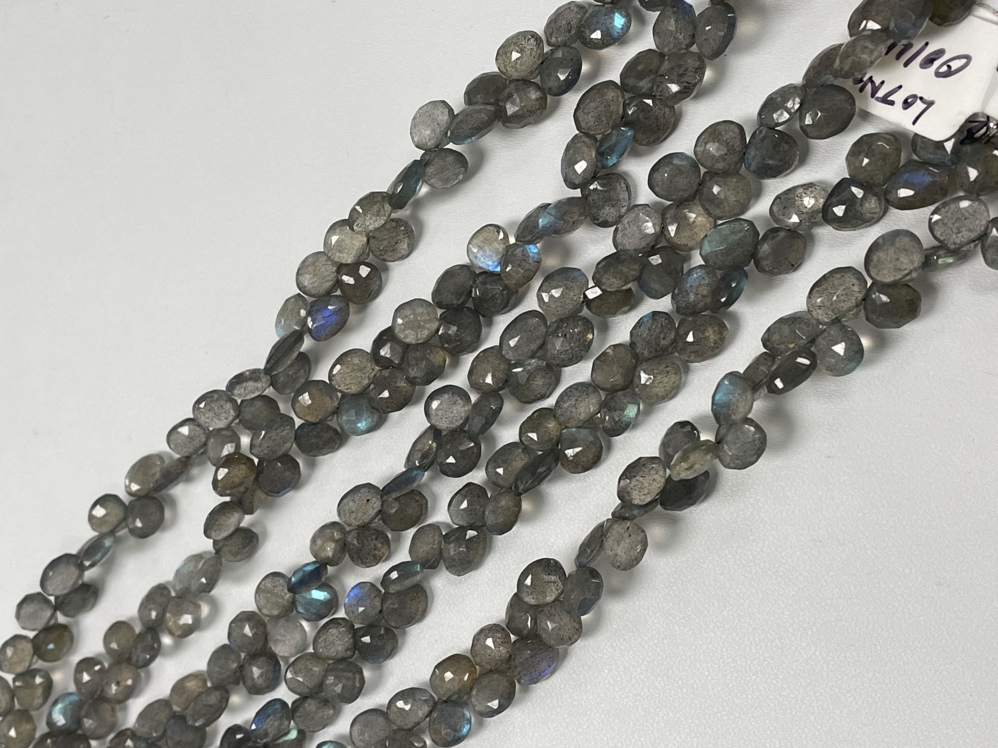 Labradorite Heart Faceted