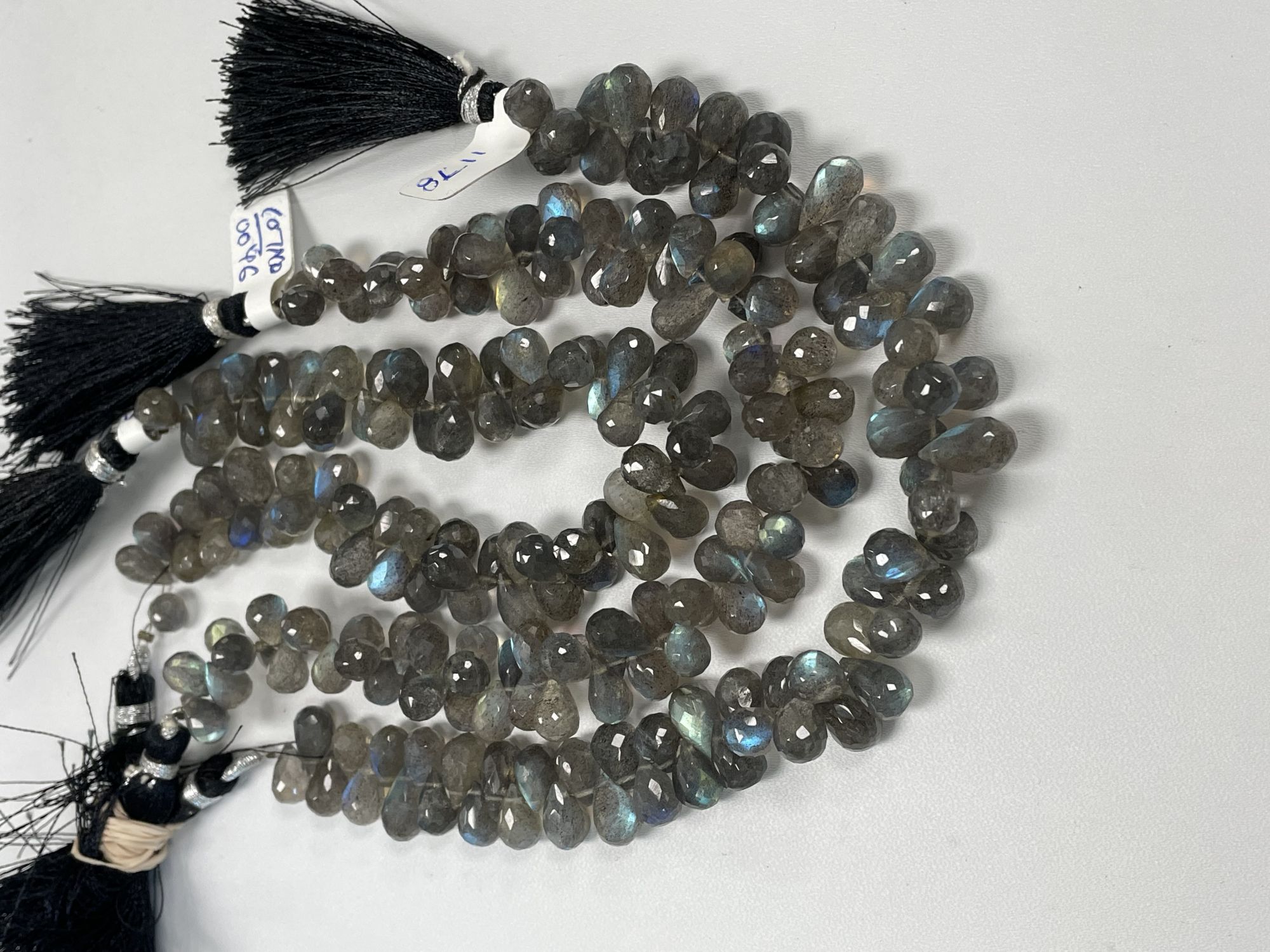 Labradorite Drop Faceted