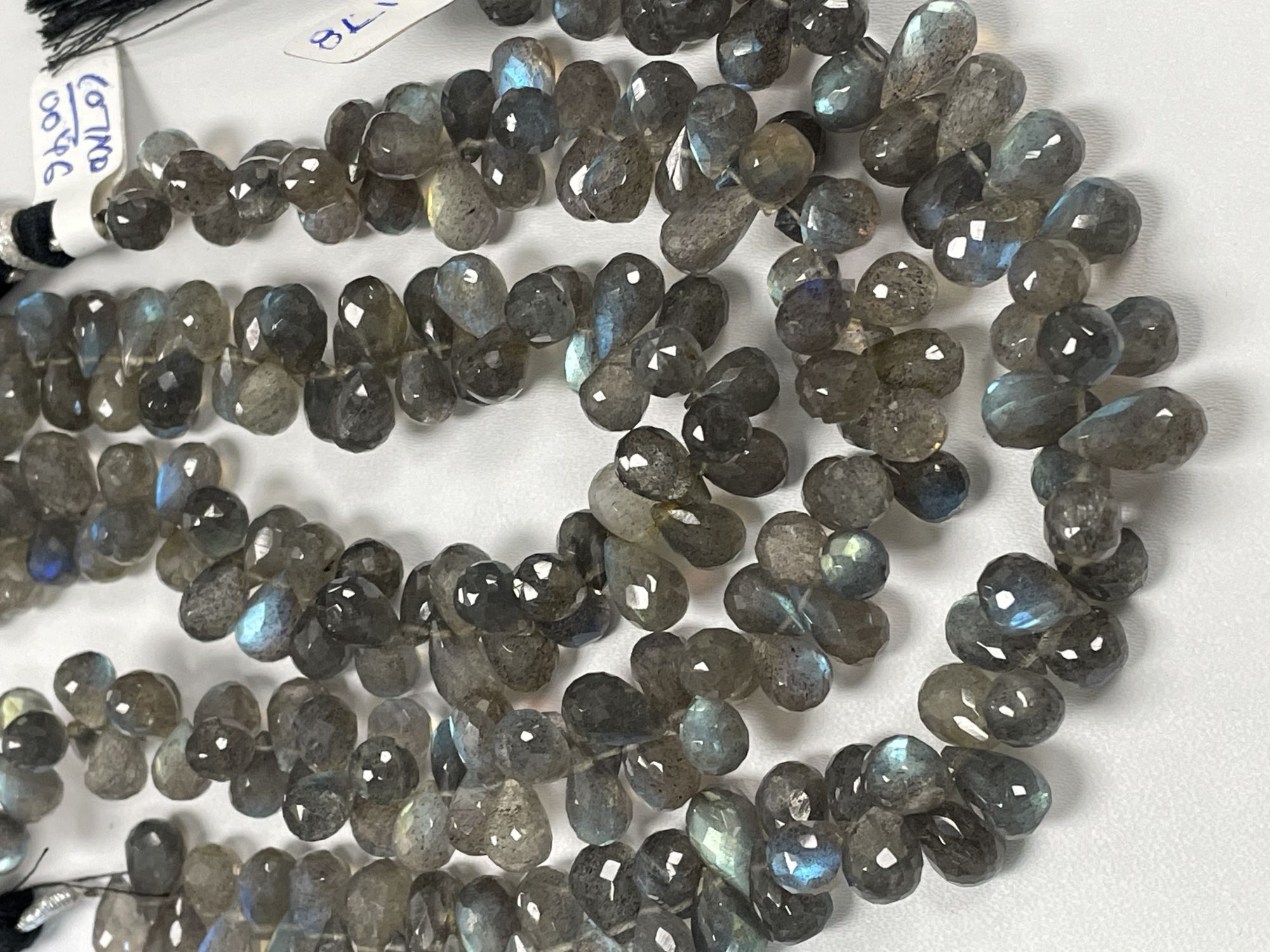 Labradorite Drop Faceted
