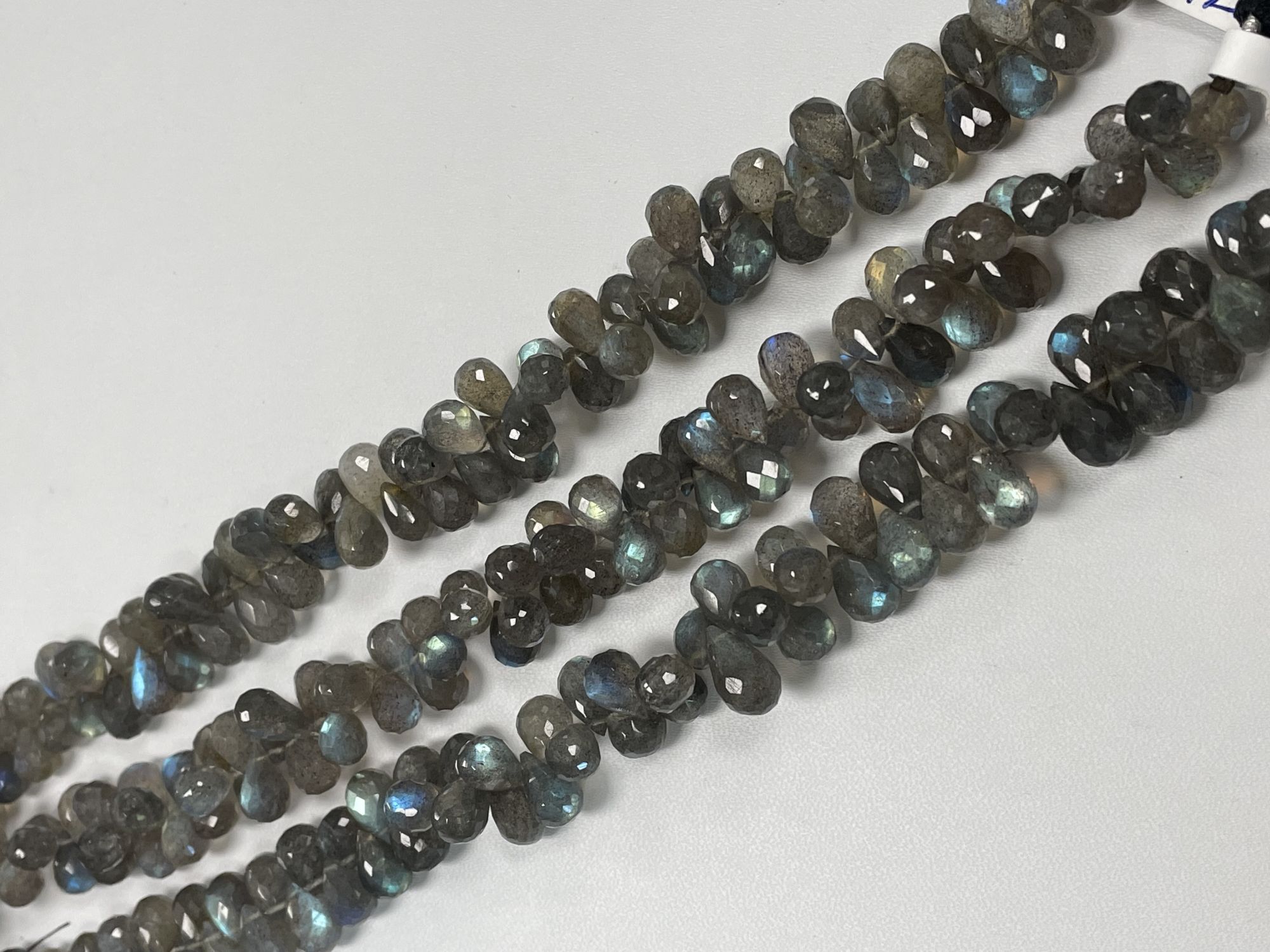 Labradorite Drop Faceted