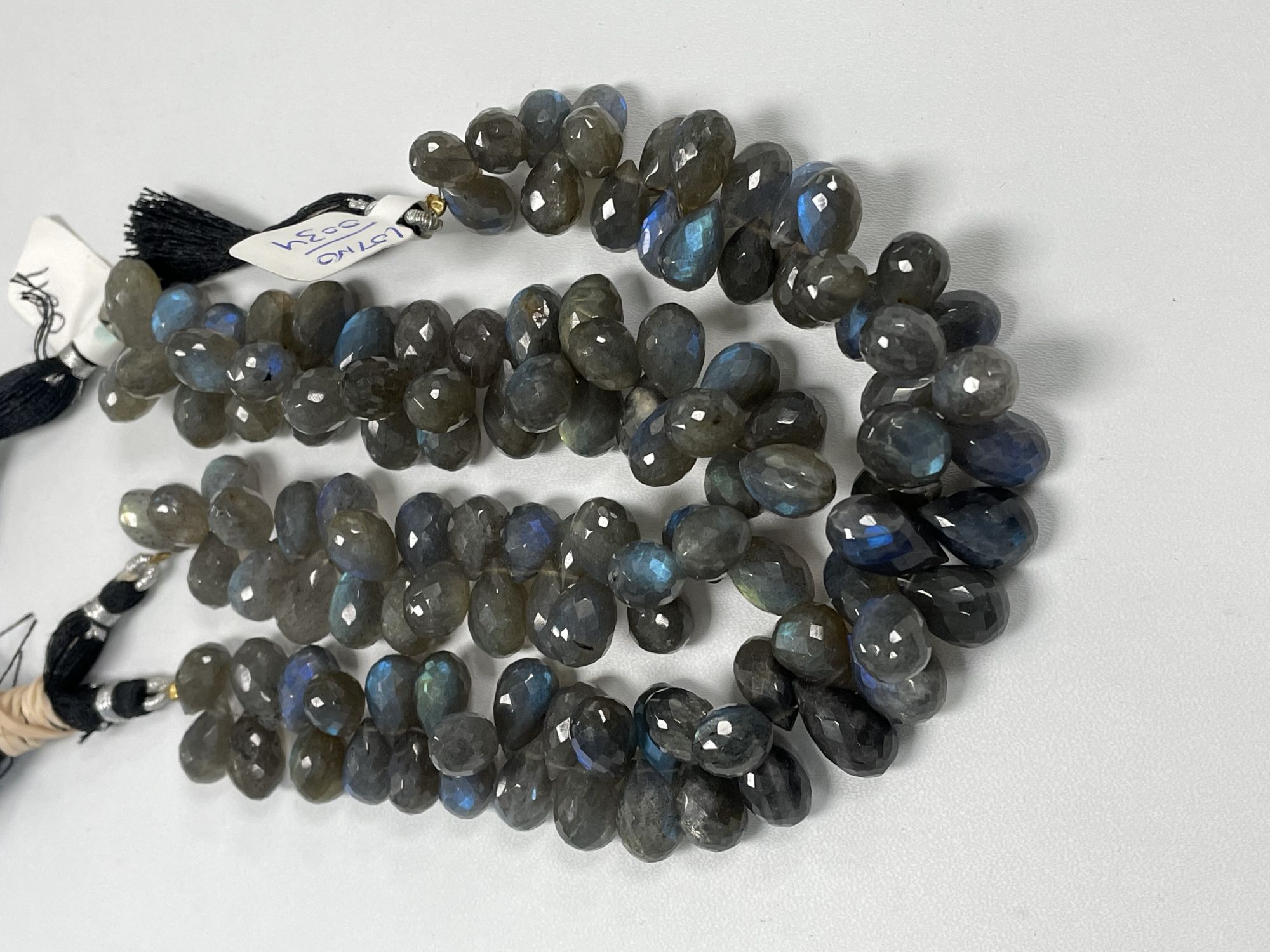Labradorite Drop Faceted