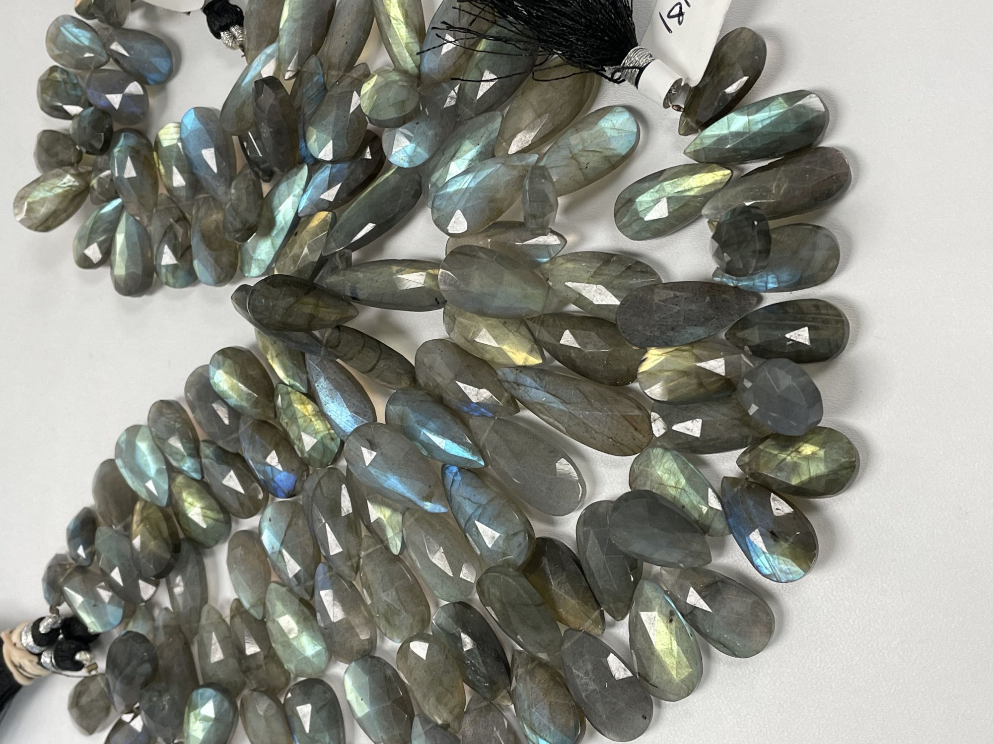 Labradorite Pear Faceted