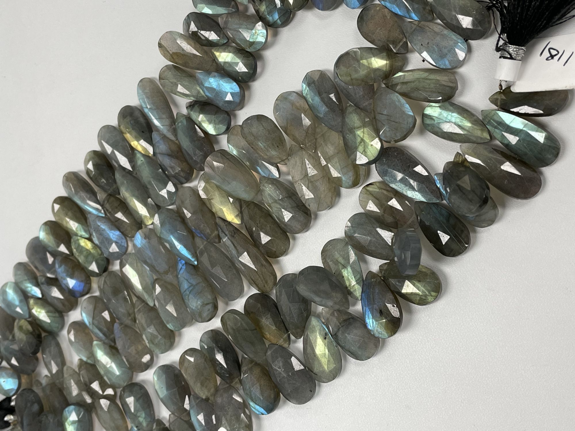 Labradorite Pear Faceted