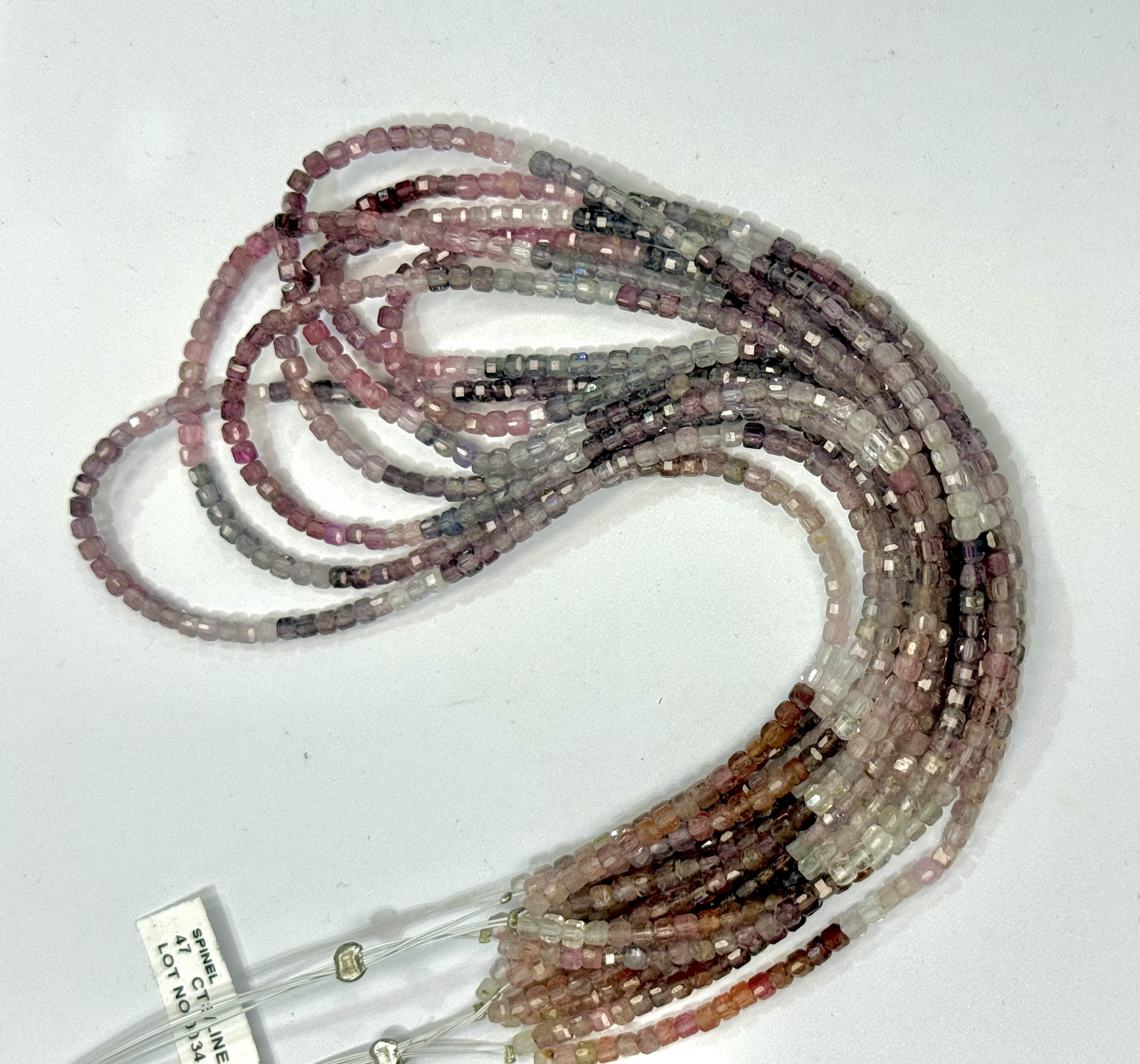 Multi Spinel Cubes Faceted