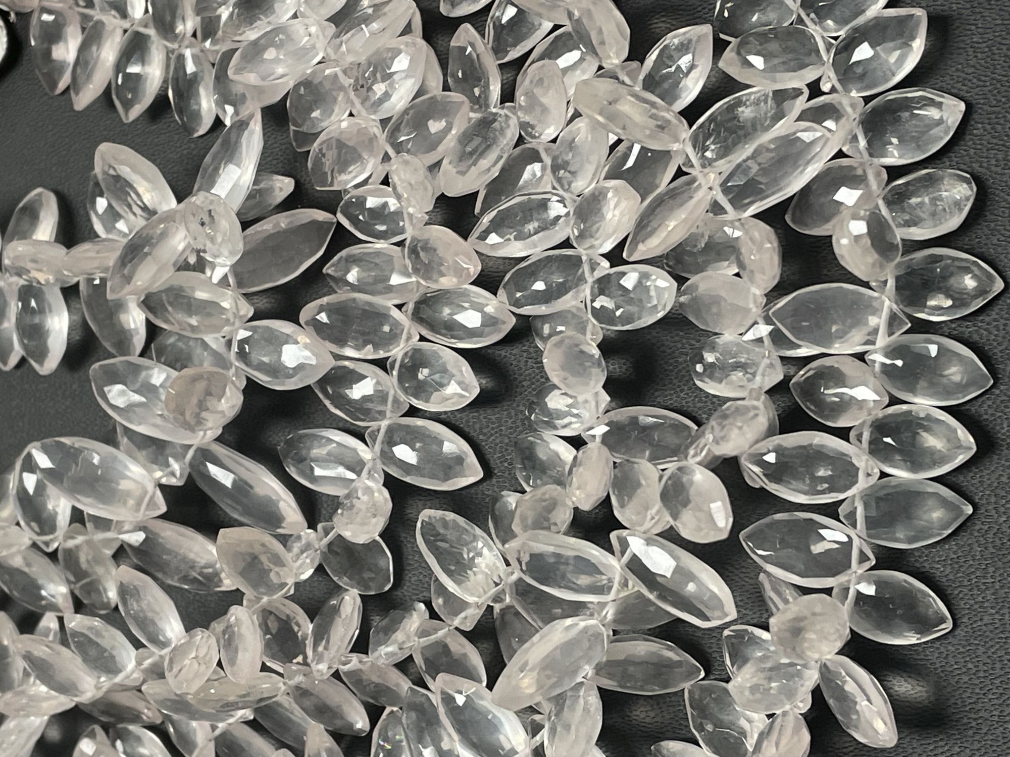 Rose Quartz Marquise Faceted