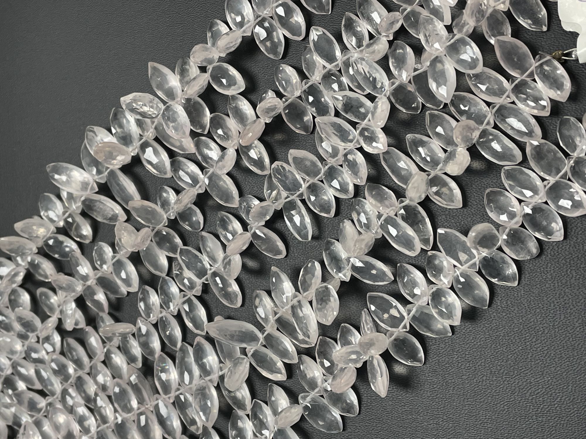 Rose Quartz Marquise Faceted