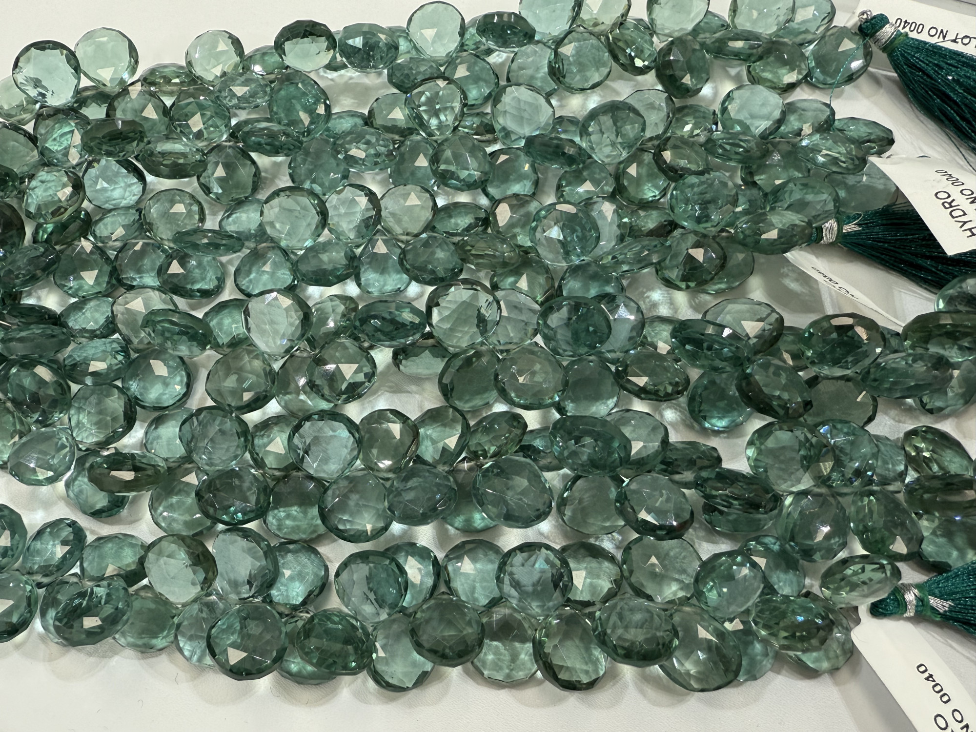 Hydro Quartz Heart Faceted